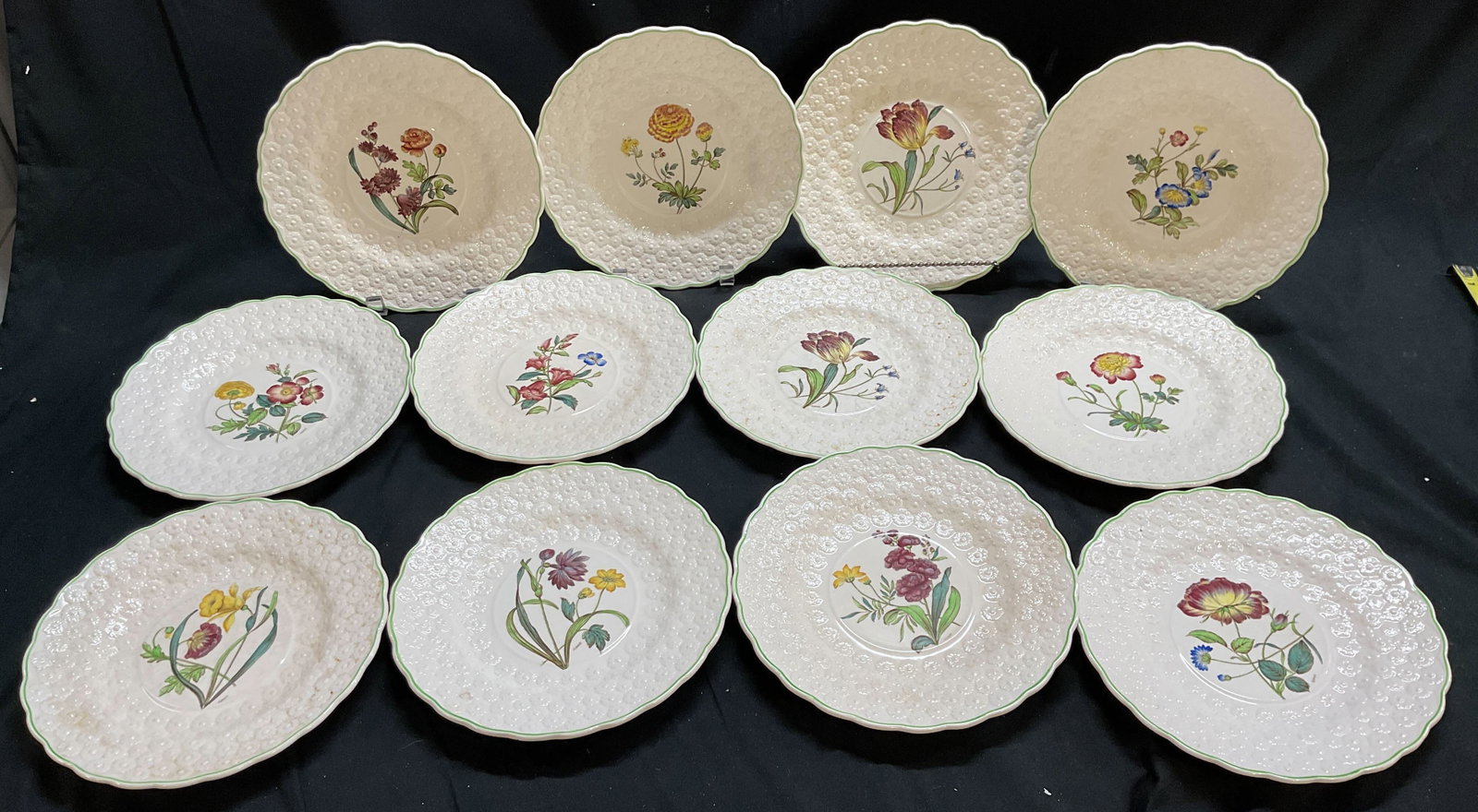 set 12 Vintg Copeland Spode Dinner Plates, Eng (1 of 20)