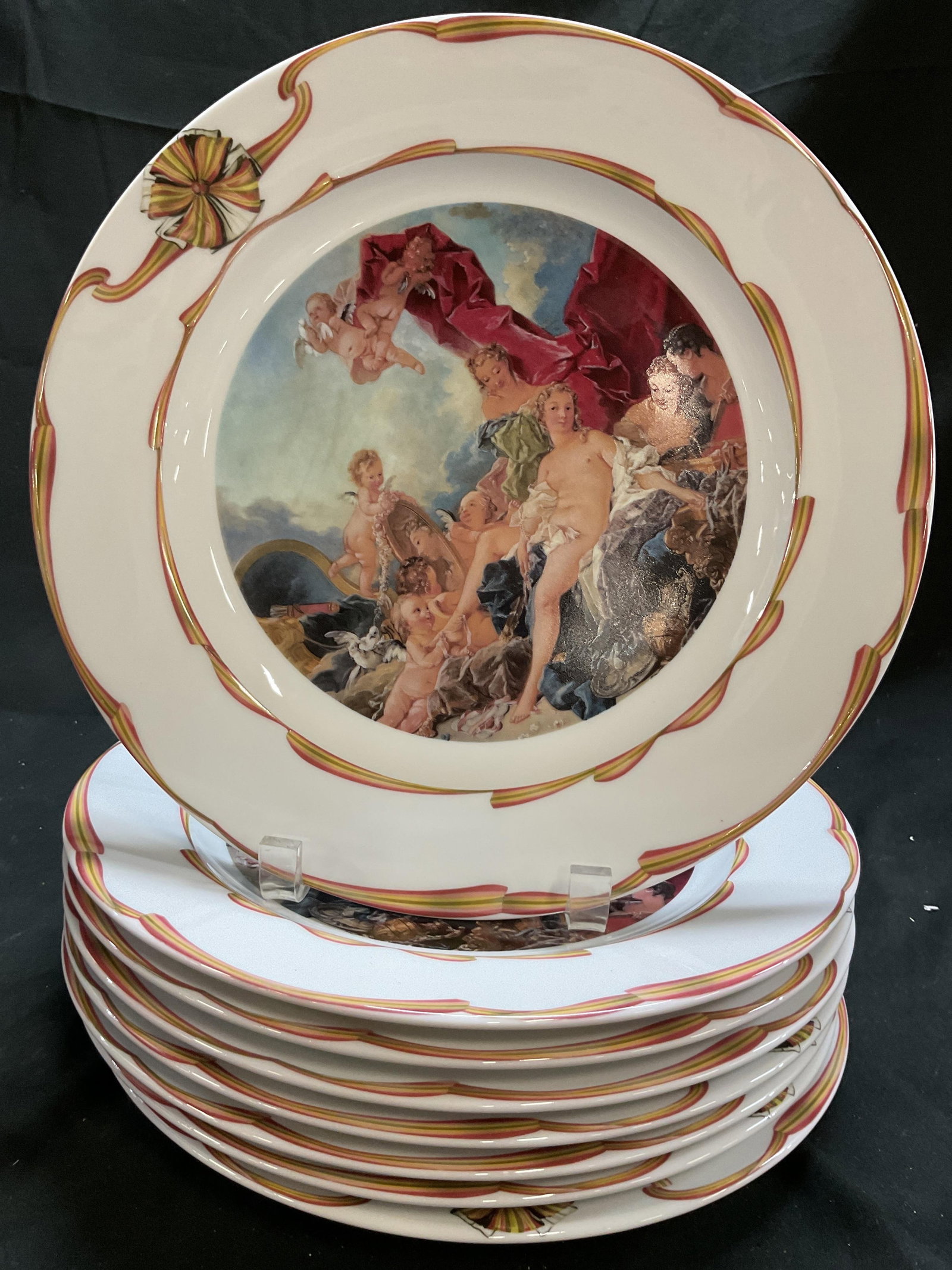 Set 8 Royale LIMOGE Mythological Scene platters, (1 of 15)