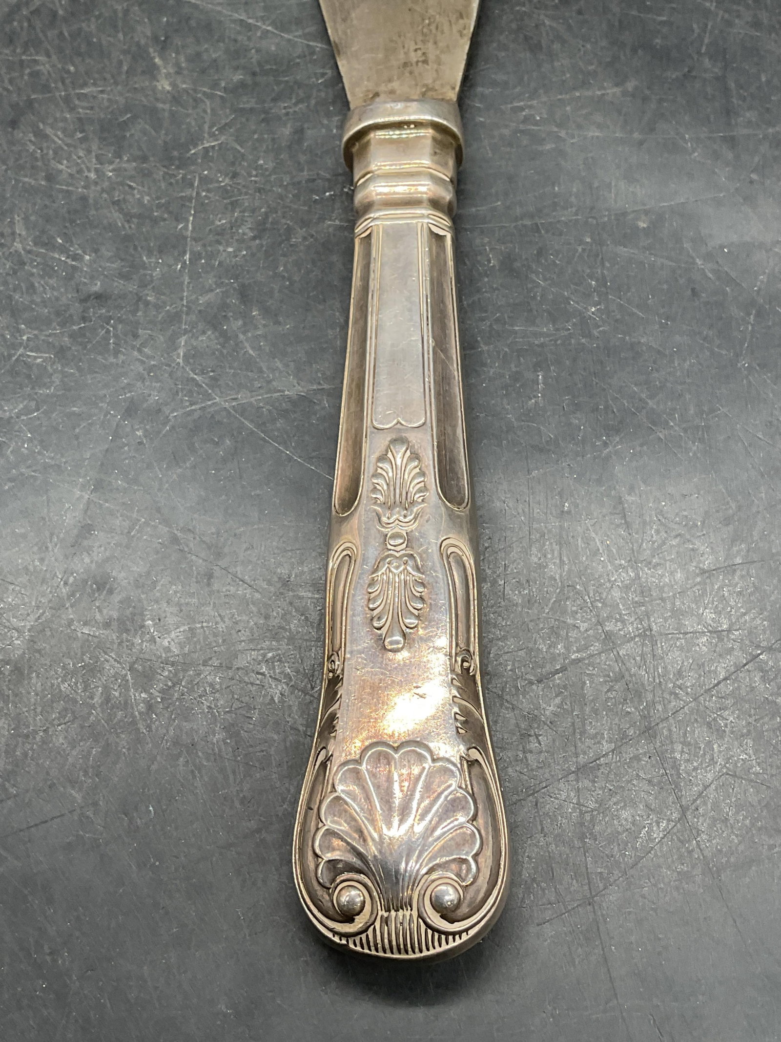 Vtg Maxwell Phillips Sterling Silver Fish Server - 2