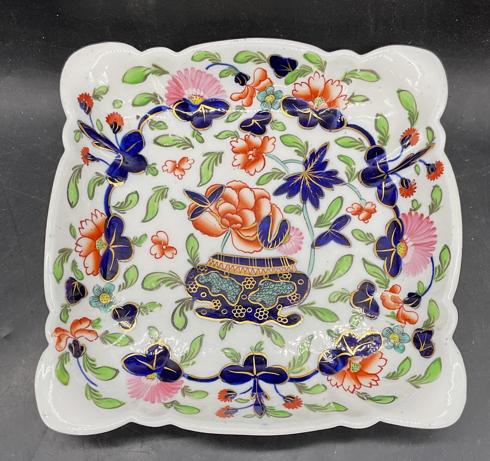 Antique English Style Porcelain Chinoiserie Dish (1 of 6)