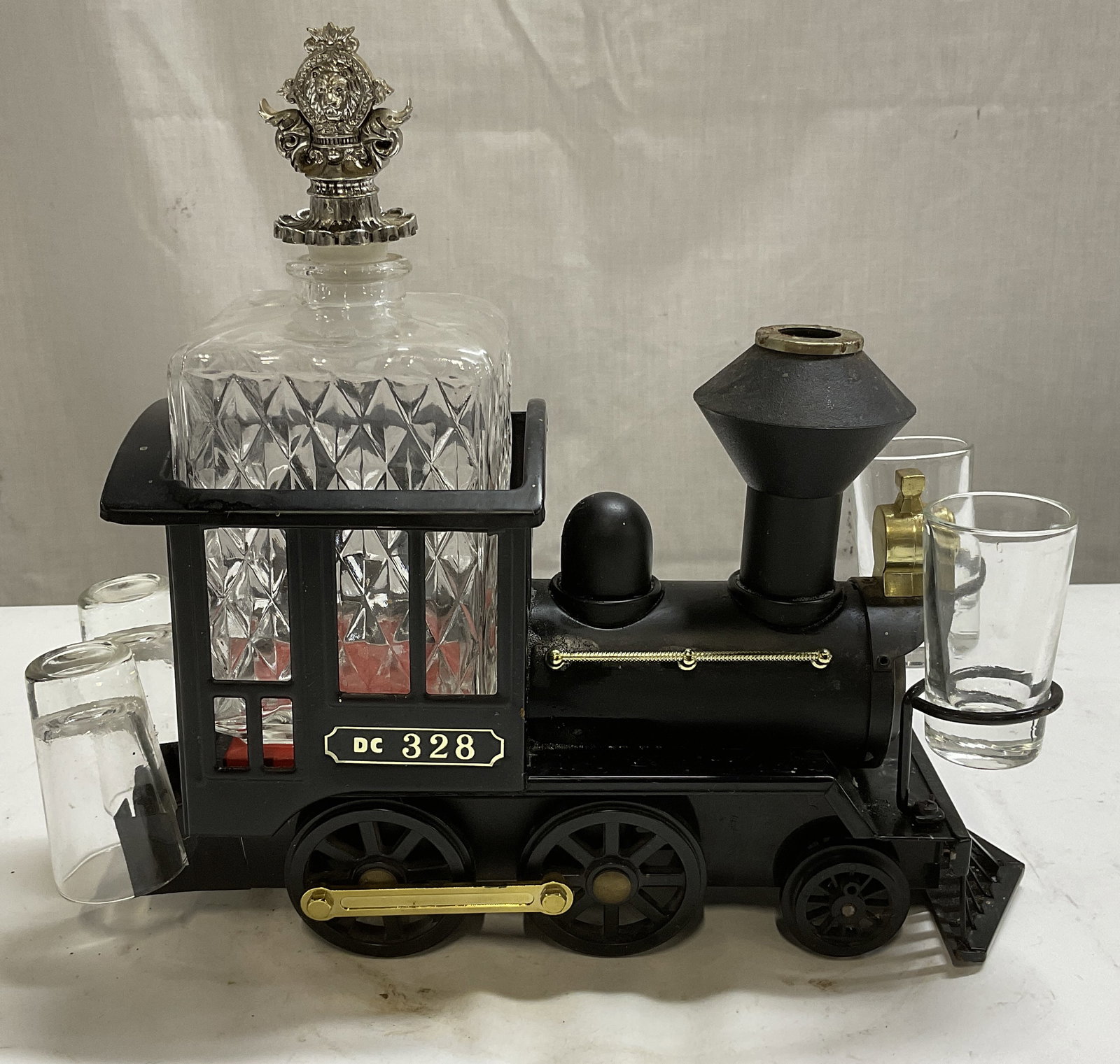 VTG Norleans DC 328 Train Music Box Decanter JAPAN (1 of 14)