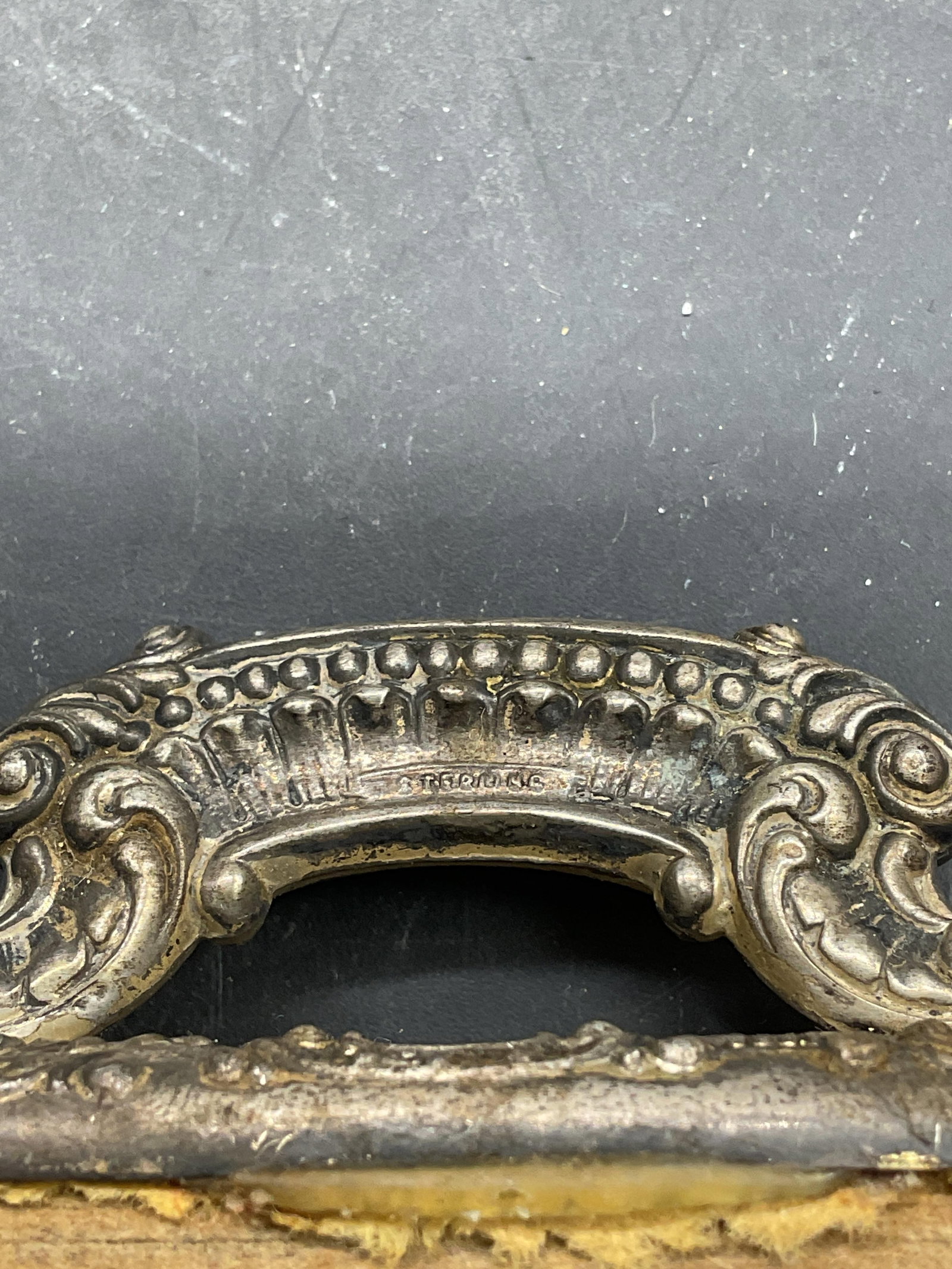 Antique Sterling Silver Nail Buffer - 5