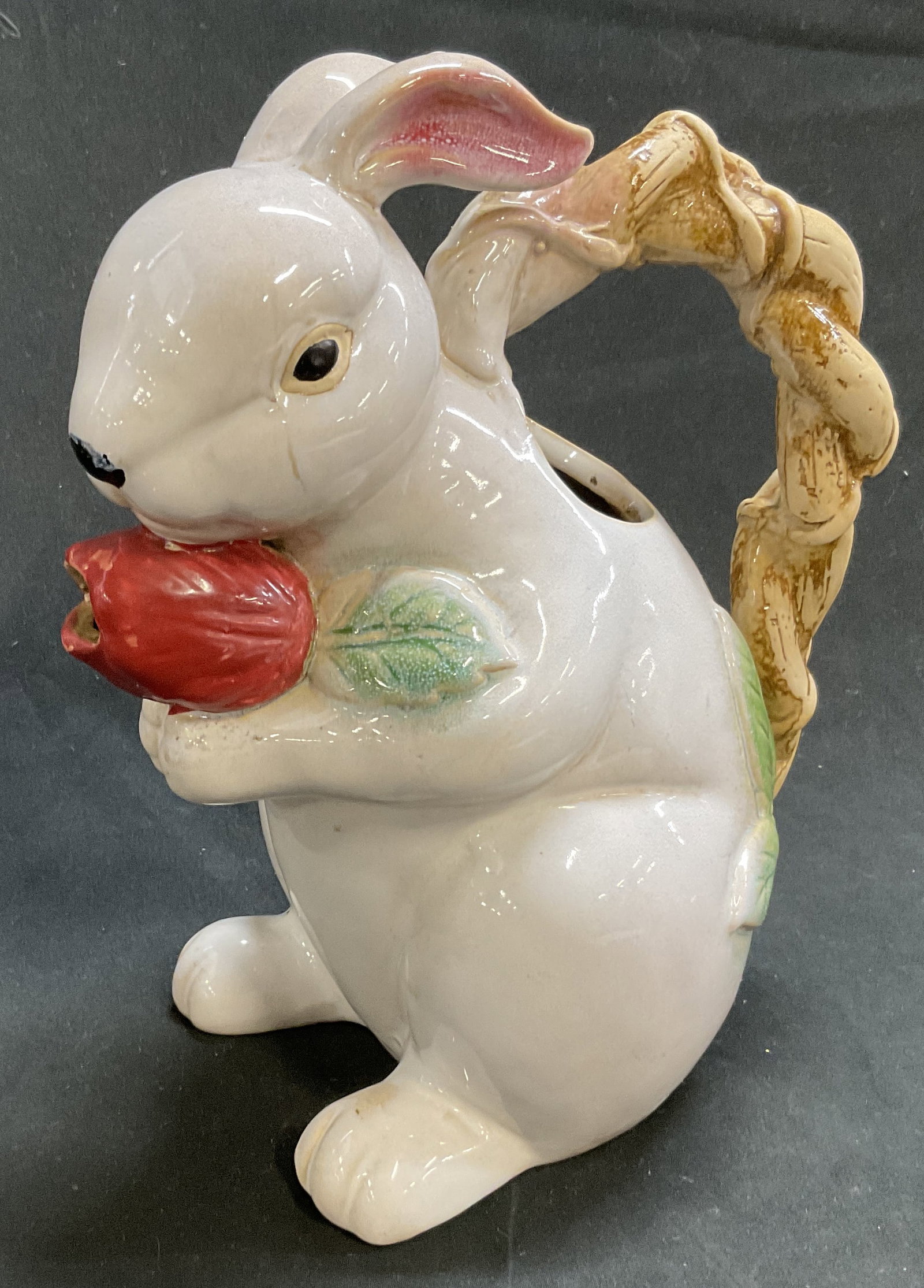 VTG Ceramic Figural Rabbit Pitcher (1 of 10)
