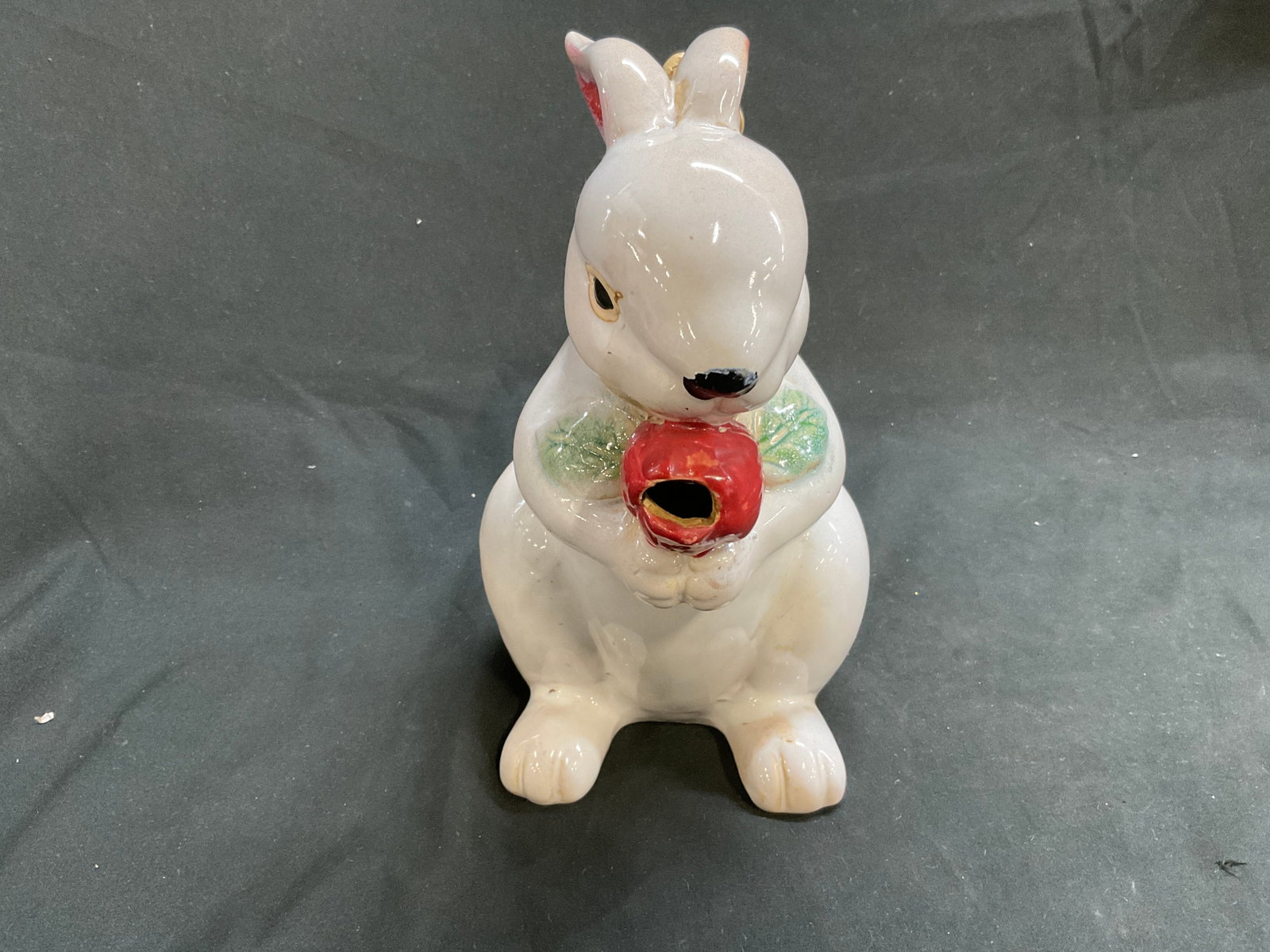VTG Ceramic Figural Rabbit Pitcher - 3