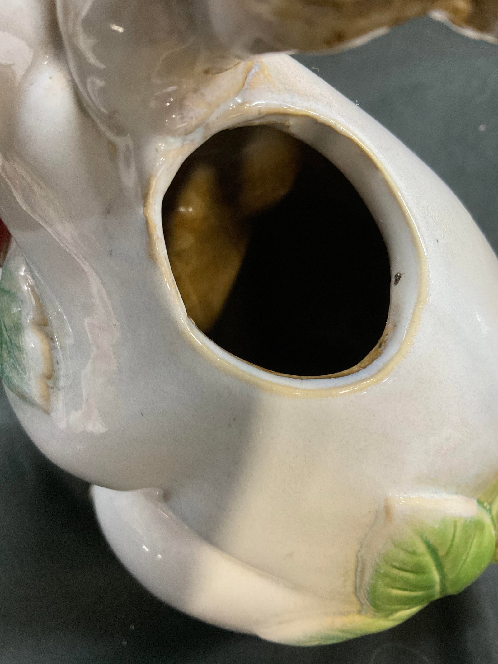 VTG Ceramic Figural Rabbit Pitcher - 9