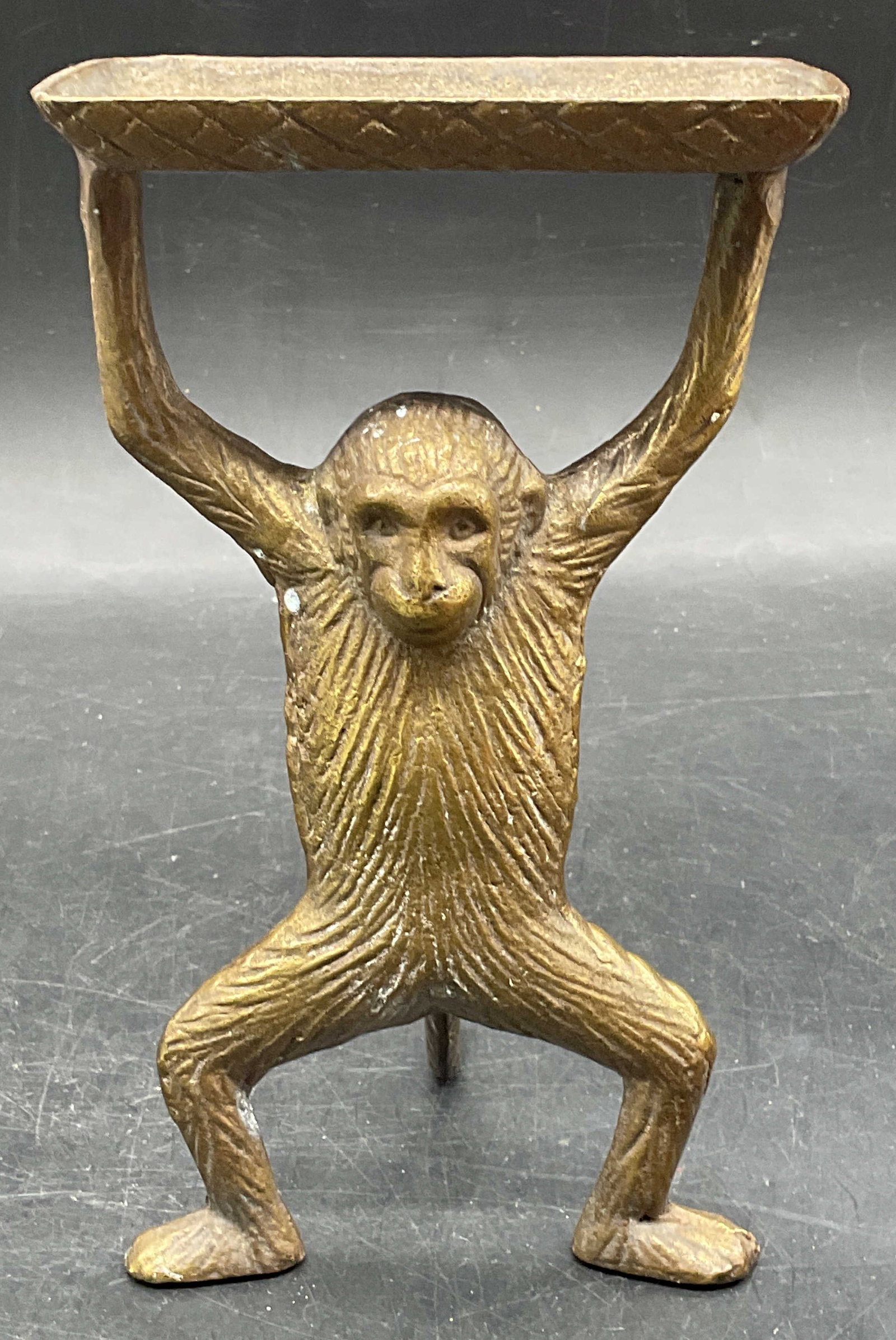 Vintage Brass Monkey Business Card Holder (1 of 6)
