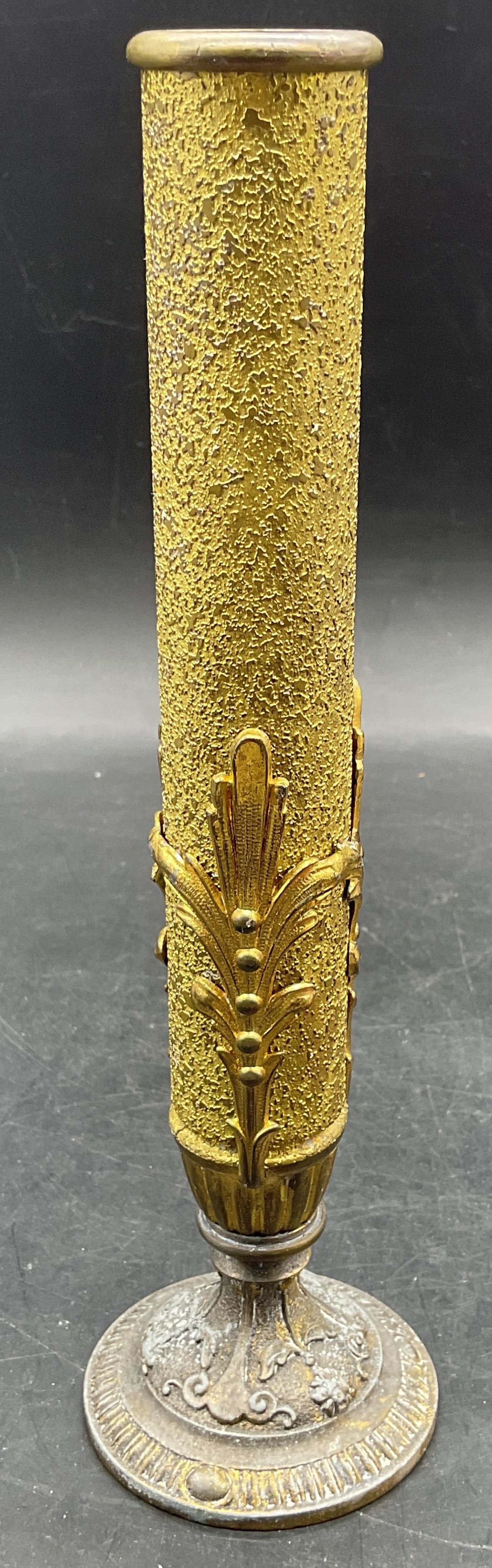 Vintage Brass Scroll Vanity Bud Vase (1 of 7)