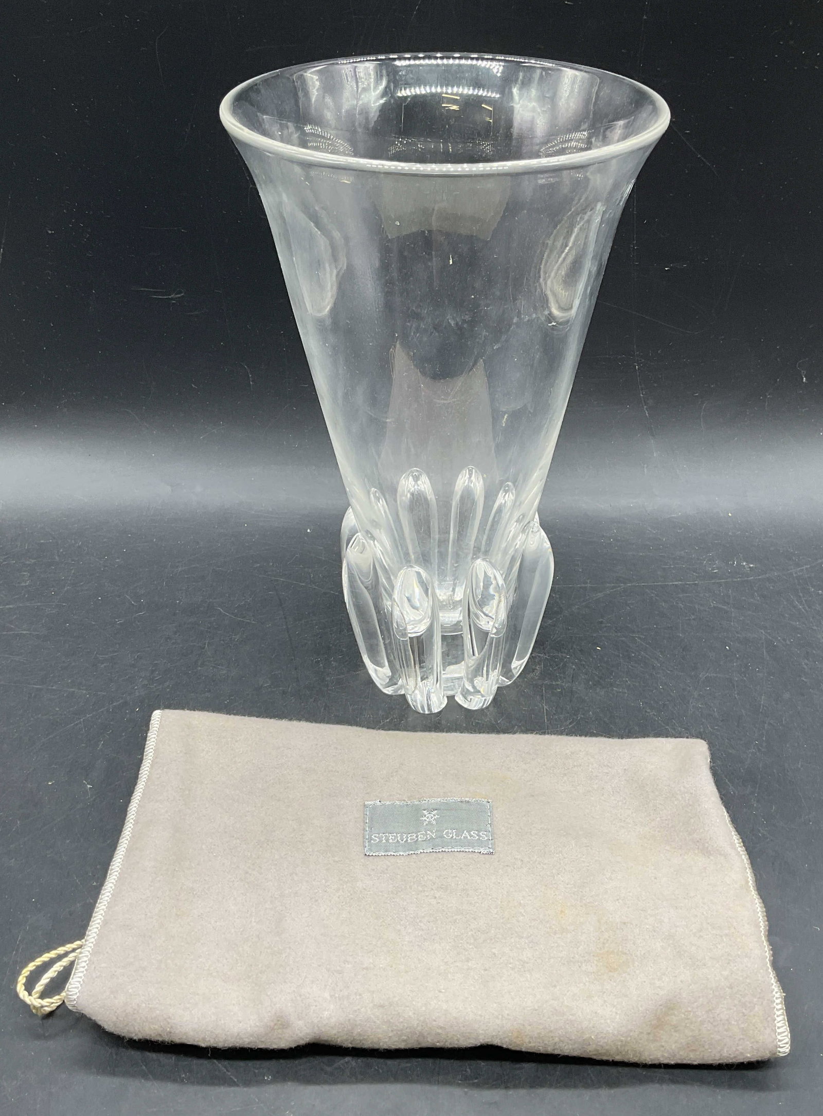 Vintage Steuben Crystal Lotus Vase (1 of 6)