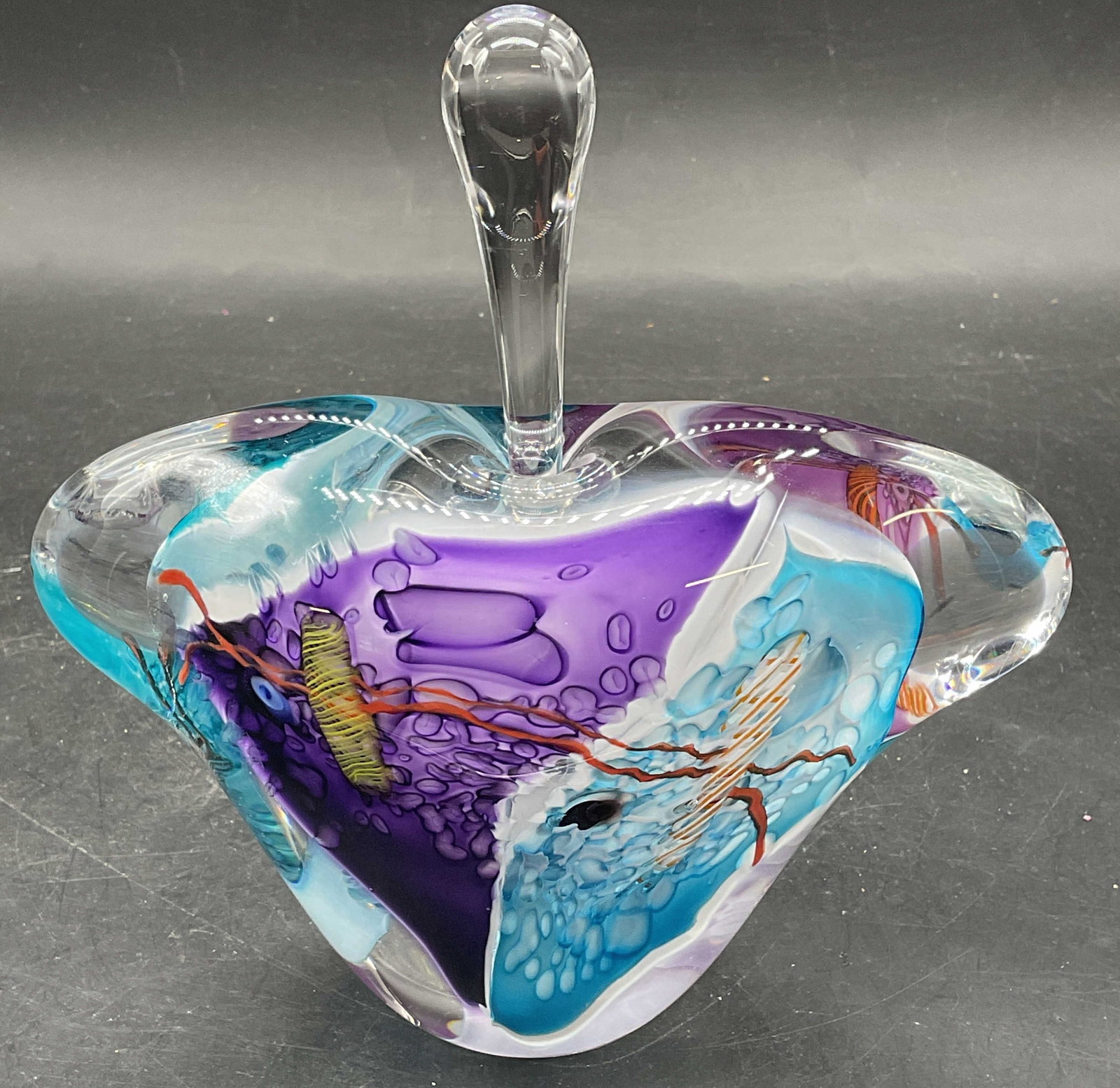 2003 James Wilbat Art Glass Perfume Bottle (1 of 7)