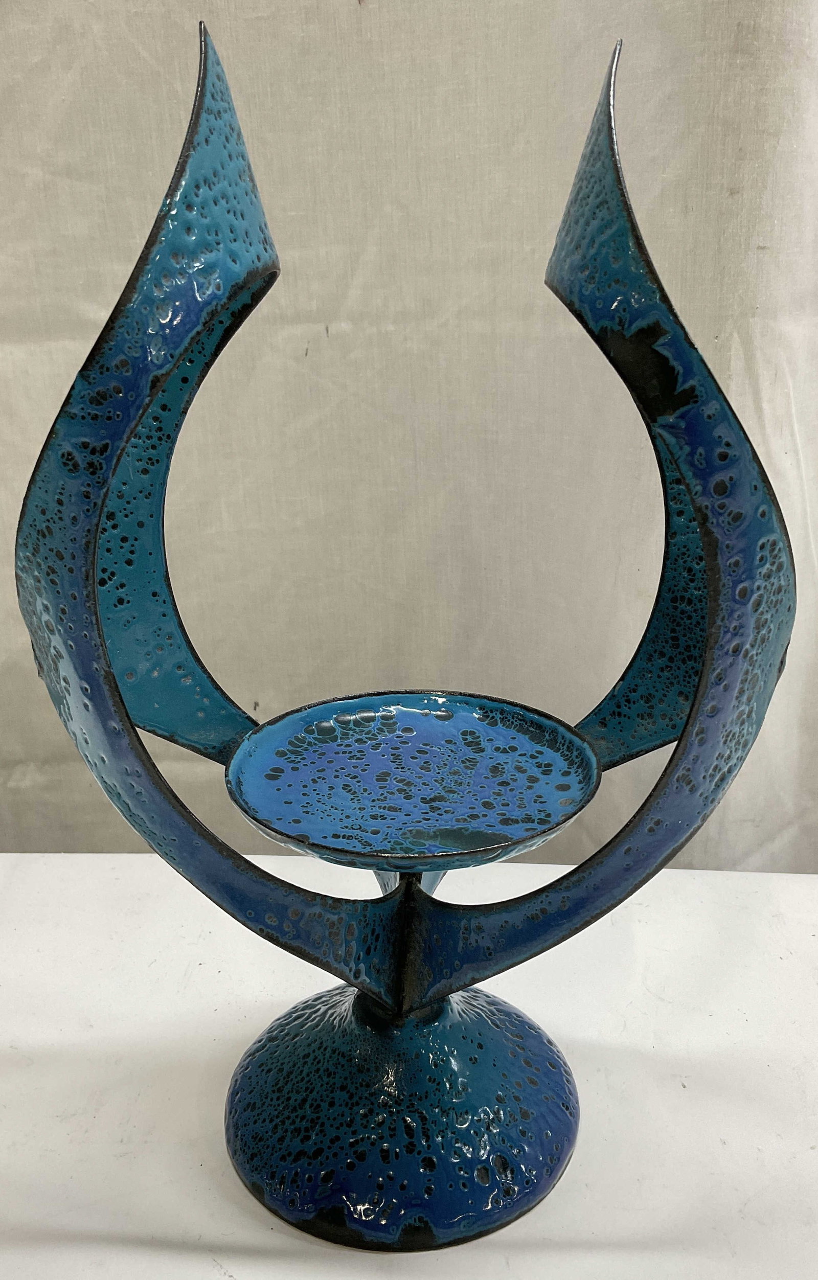 MCM Hanova of Pasadena Enameled Candle Holder (1 of 8)