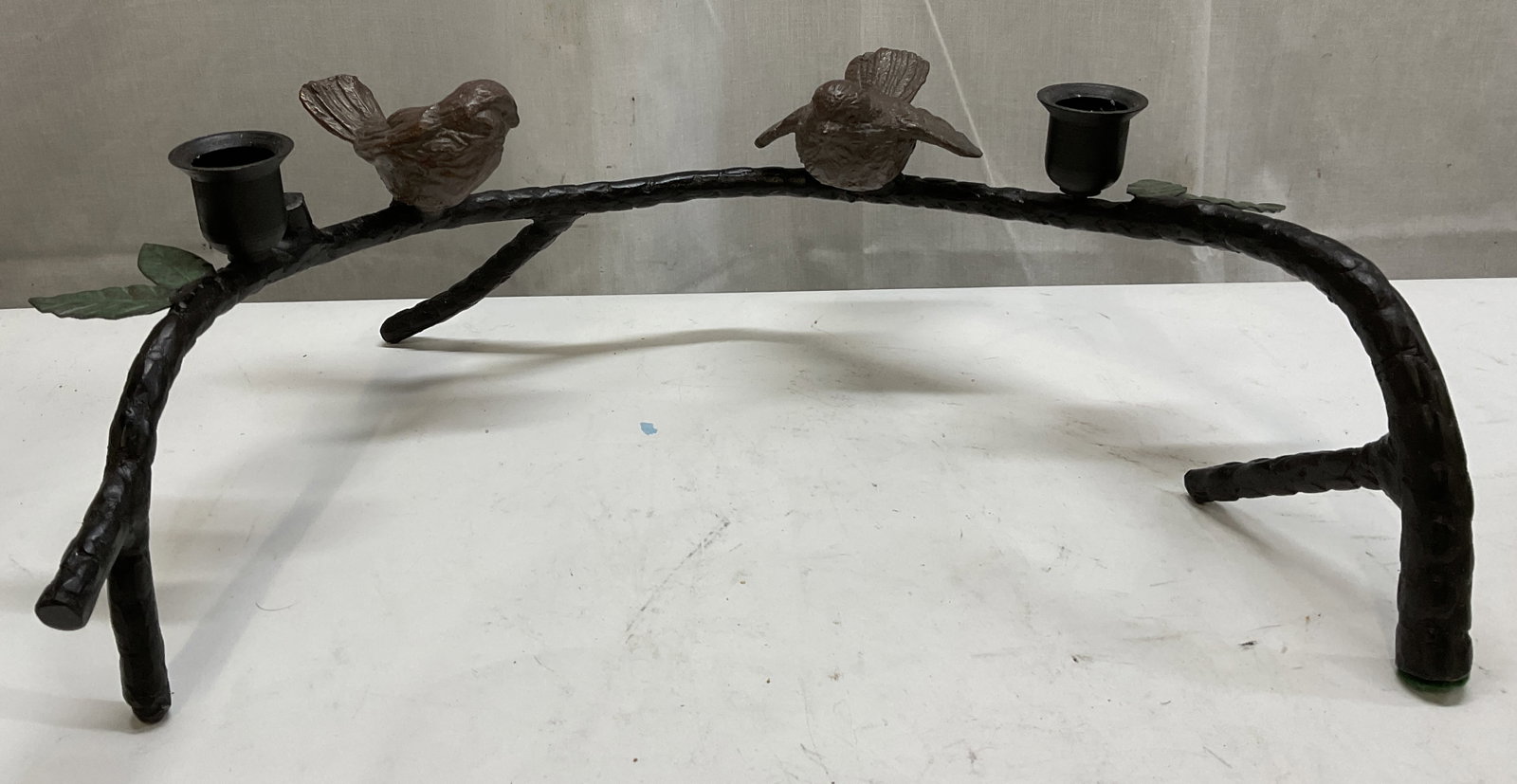 VTG Cast-Iron Birds on a Branch Candle Holder (1 of 9)