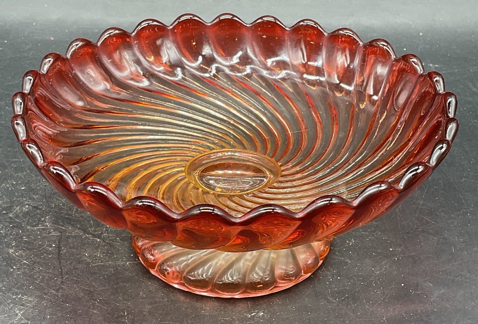 Baccarat Depose Rose Tiente Footed Compote France (1 of 6)