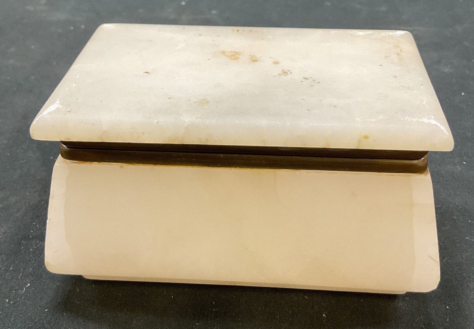 Vintage Stone Hinged Trinket Box (1 of 7)