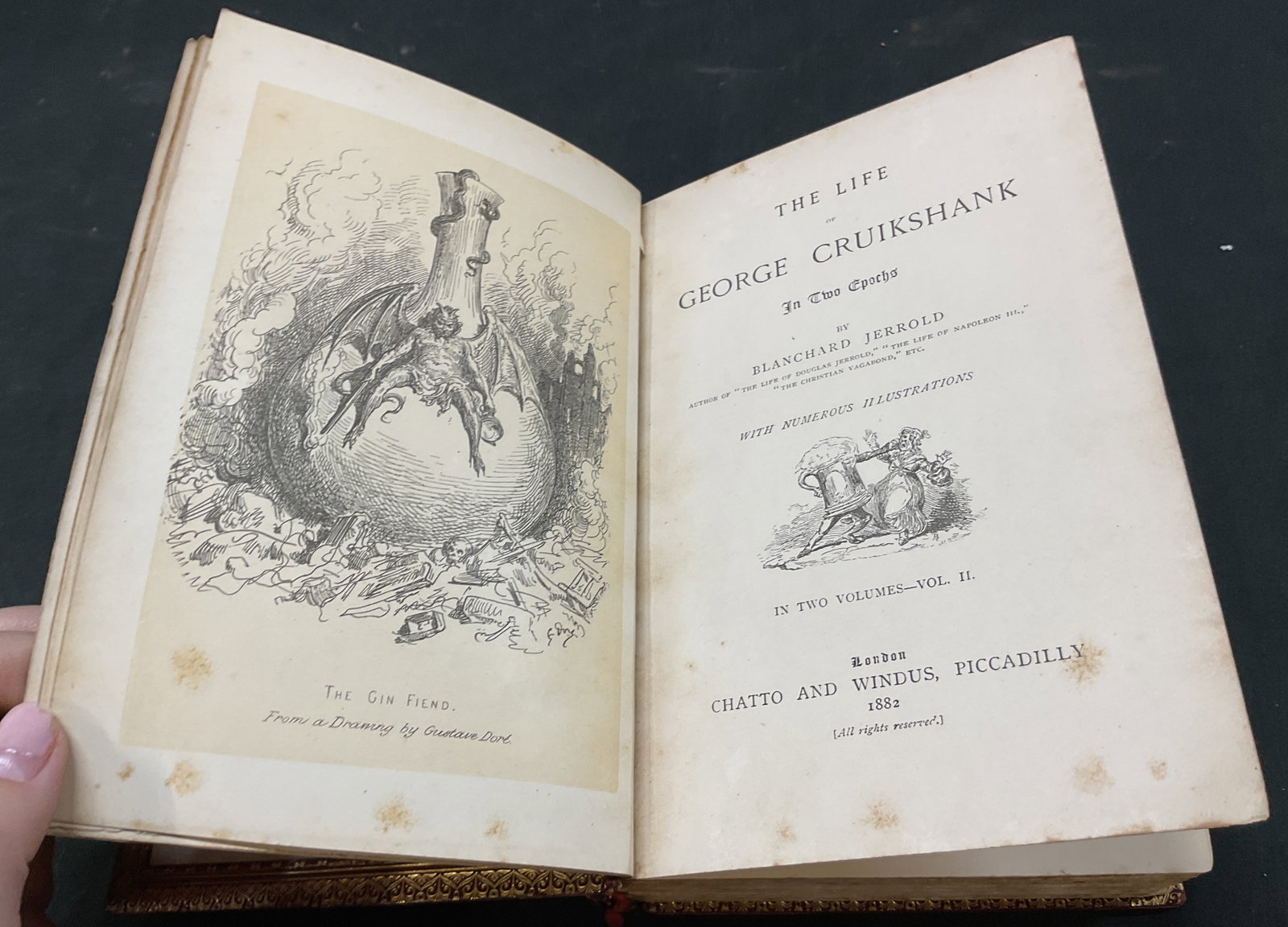 1882 Life Of George Cruikshank Illus Bk Jerrold+ (1 of 8)