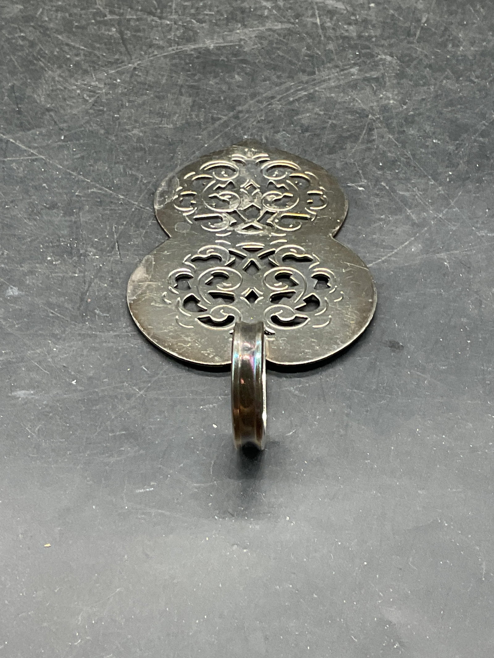 Silver Plated Ornate Cake Server, Denmark - 4