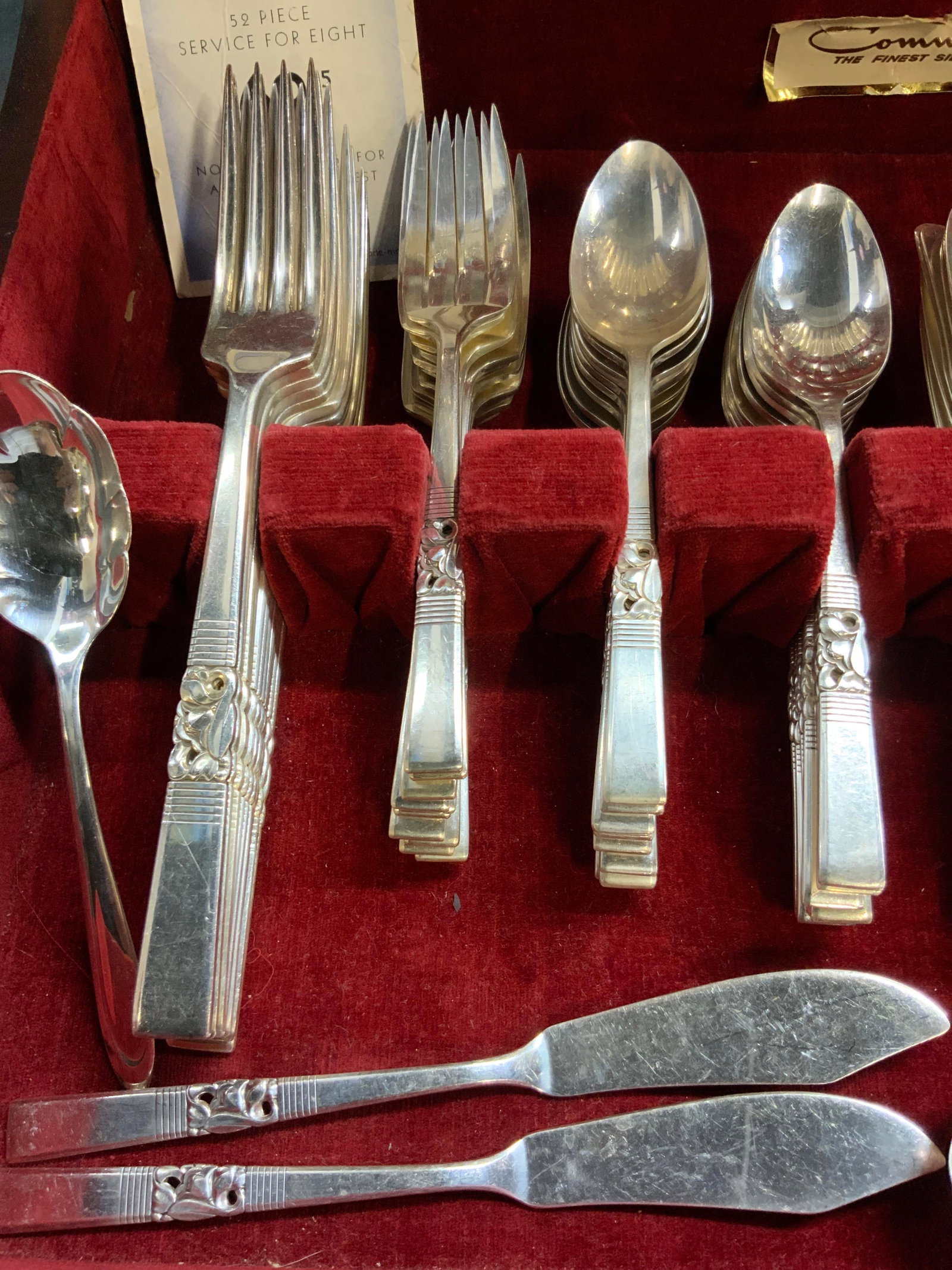 Boxed Set Community Silverplate Flatware,83 pcs - 3