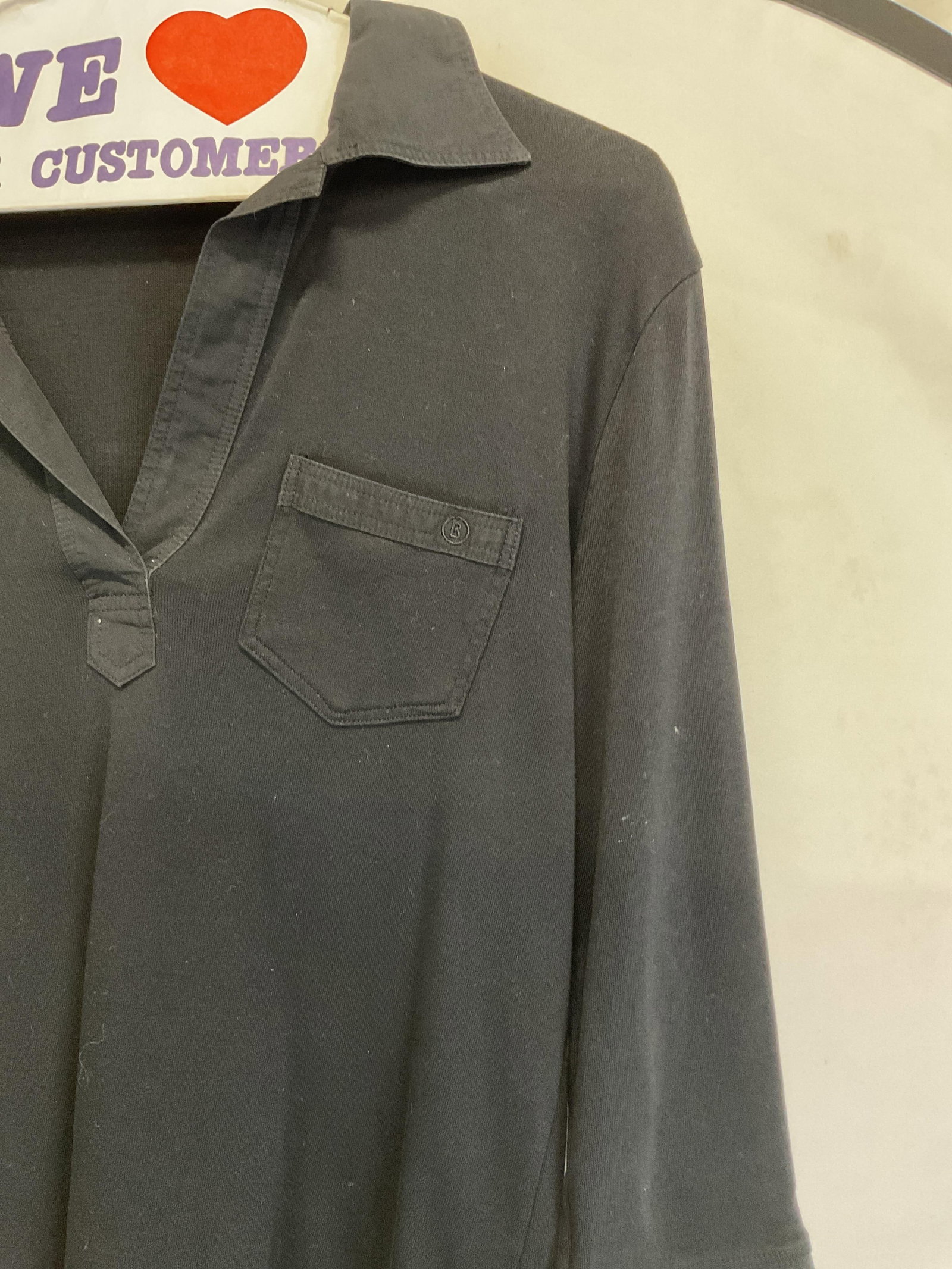 Bogner Black Collared Long Sleeve - 3