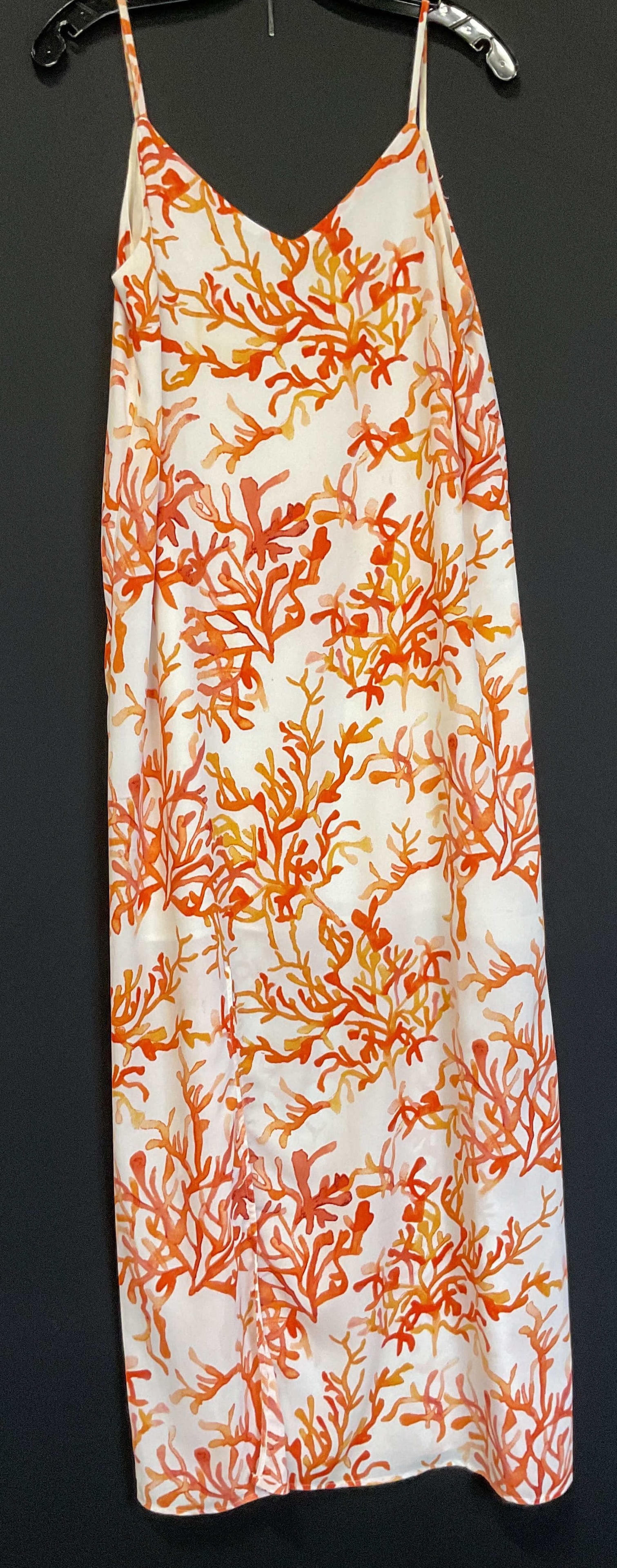 C & E Orange & White Maxi Dress (1 of 9)