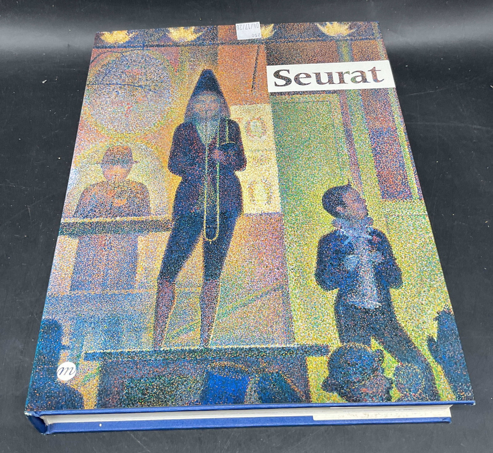 1991 Georges Seurat Art Book, Illustrated, French: Hardcover copy of Seurat. Reunion des musees nationaux, 1991. Illustrated. Text in French. Measures approx. 12.5 x 9.75 inches.. some wear to cover, pages, and binding consistent with exposure.
