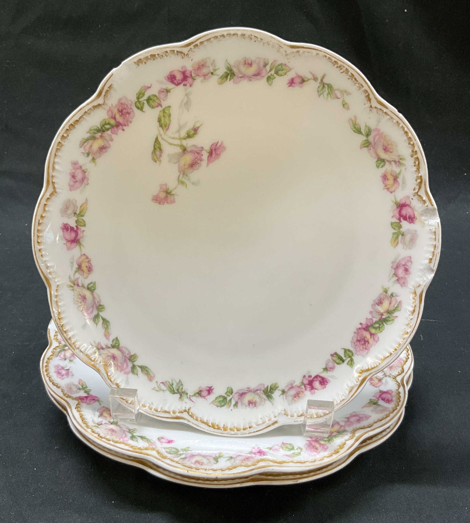 Set 3 Haviland Limoges Porcelain Plates France (1 of 7)