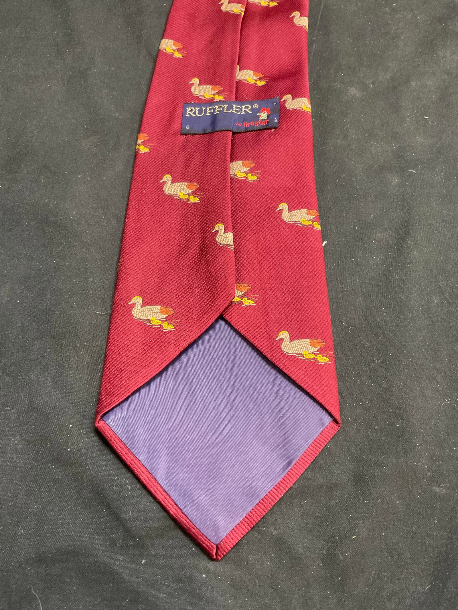 Lt3 Red Patterned Ties Ruffler+ - 4