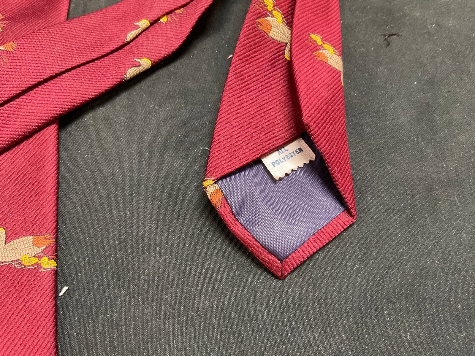 Lt3 Red Patterned Ties Ruffler+ - 6