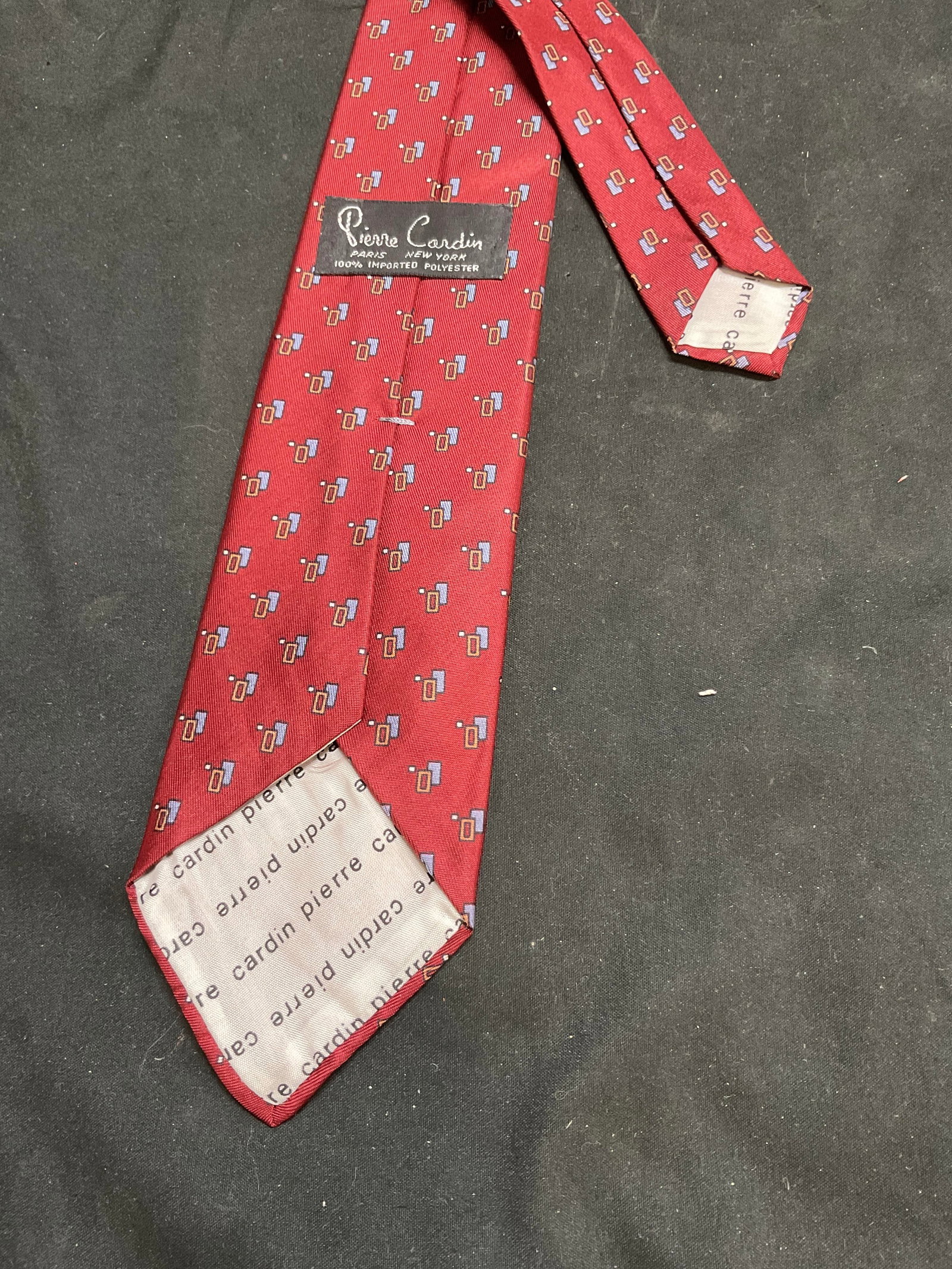 Lt3 Red Patterned Ties Ruffler+ - 8