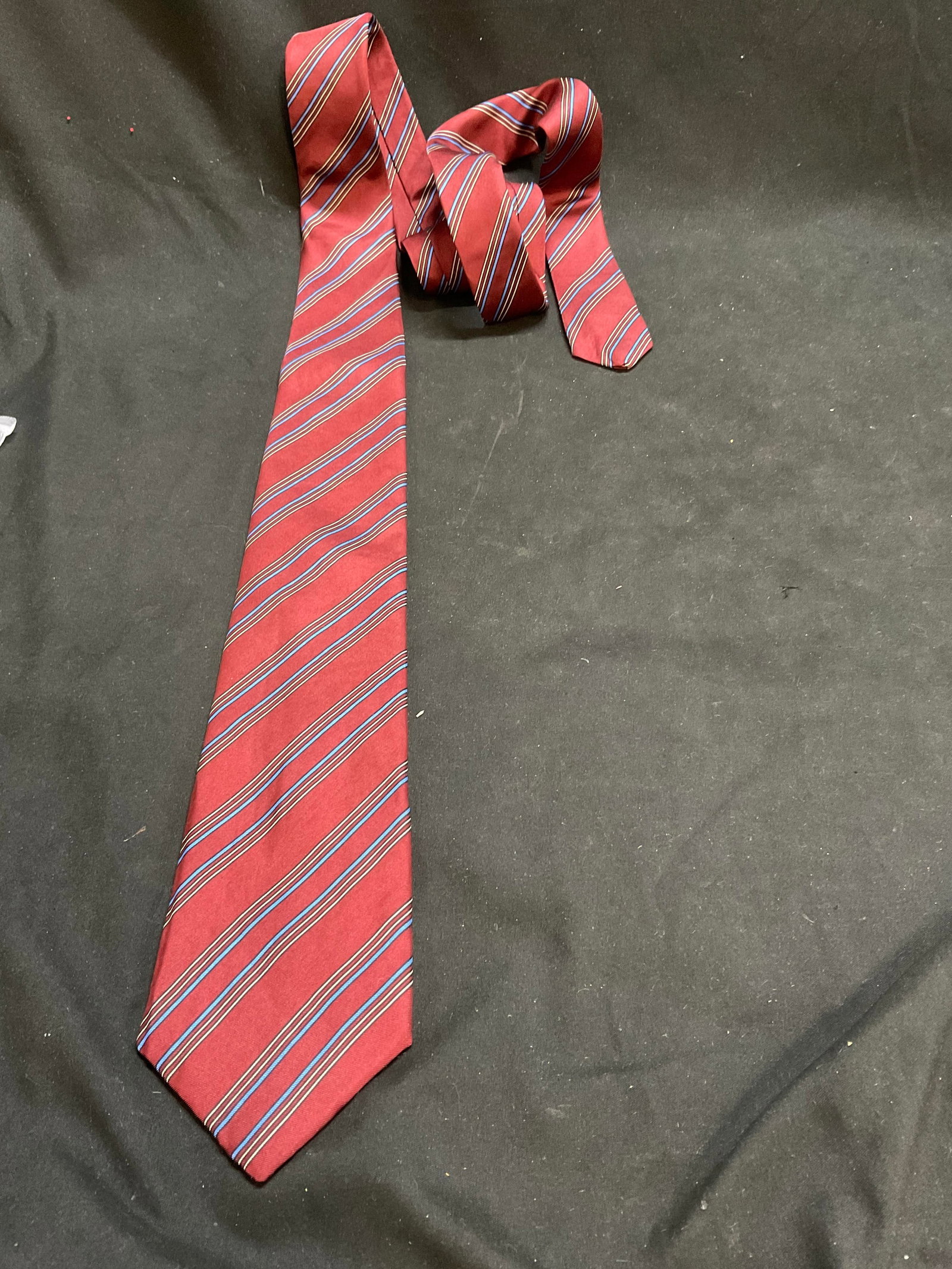 Lt3 Red Patterned Ties Ruffler+ - 9