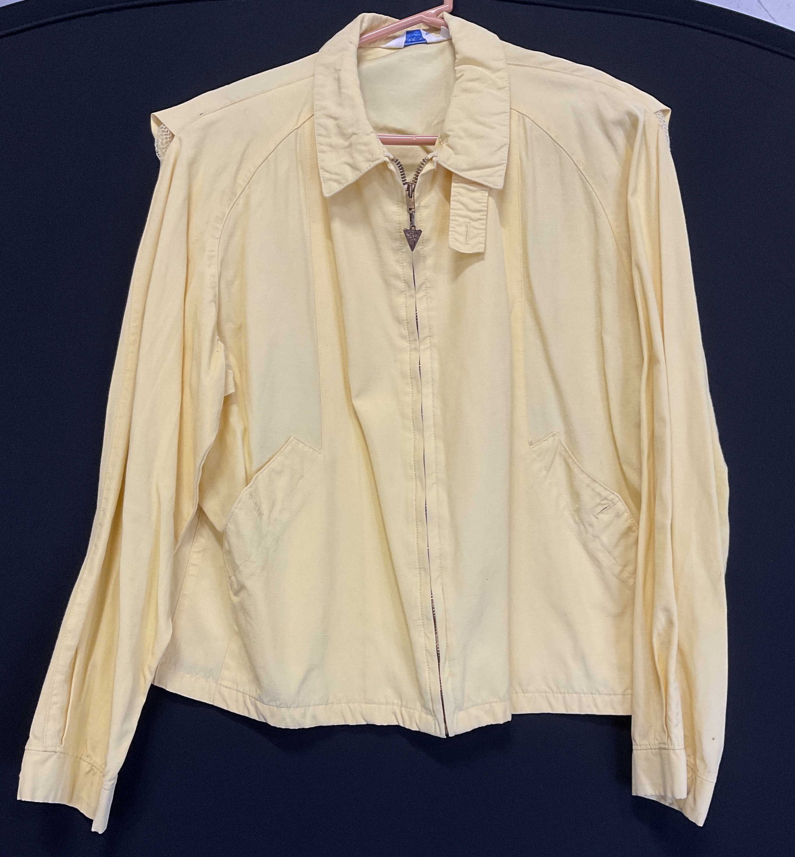 VINTAGE Brent Yellow Zip-Up Jacket (1 of 9)
