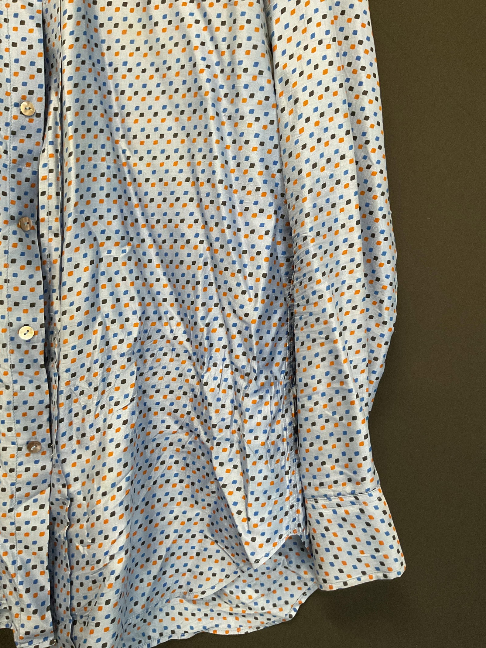 Jim Thompson Silk Pattern Button Down Thailand - 3