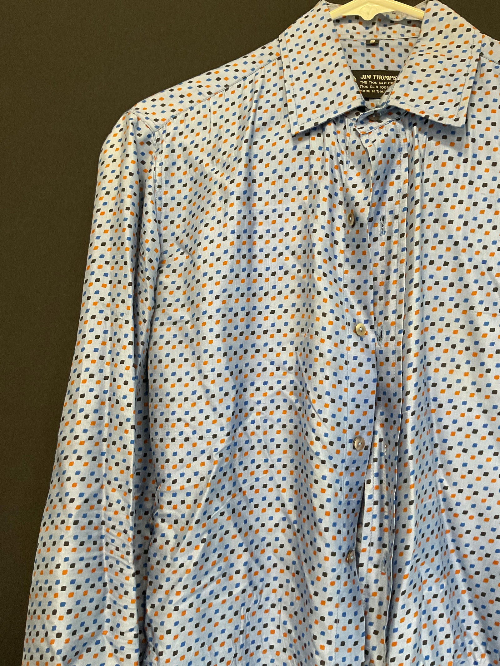 Jim Thompson Silk Pattern Button Down Thailand - 4