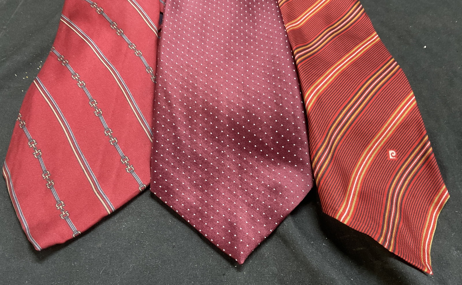 Lt3 Red Patterned Neck Ties (1 of 7)