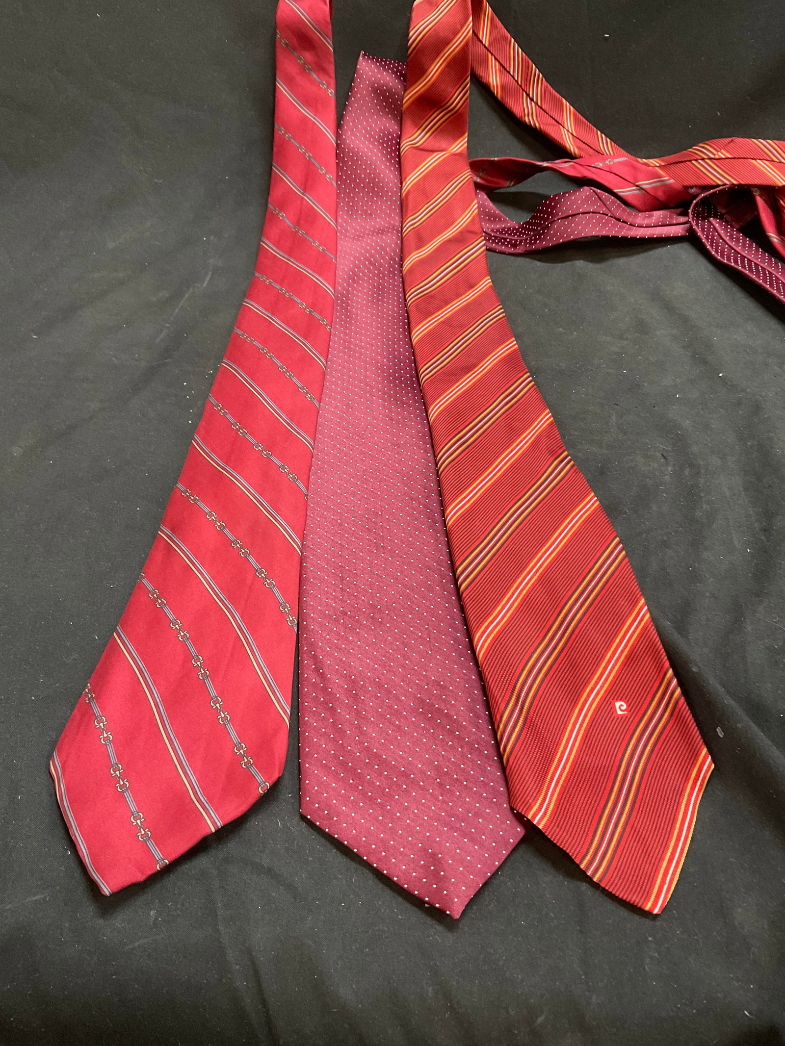 Lt3 Red Patterned Neck Ties - 7