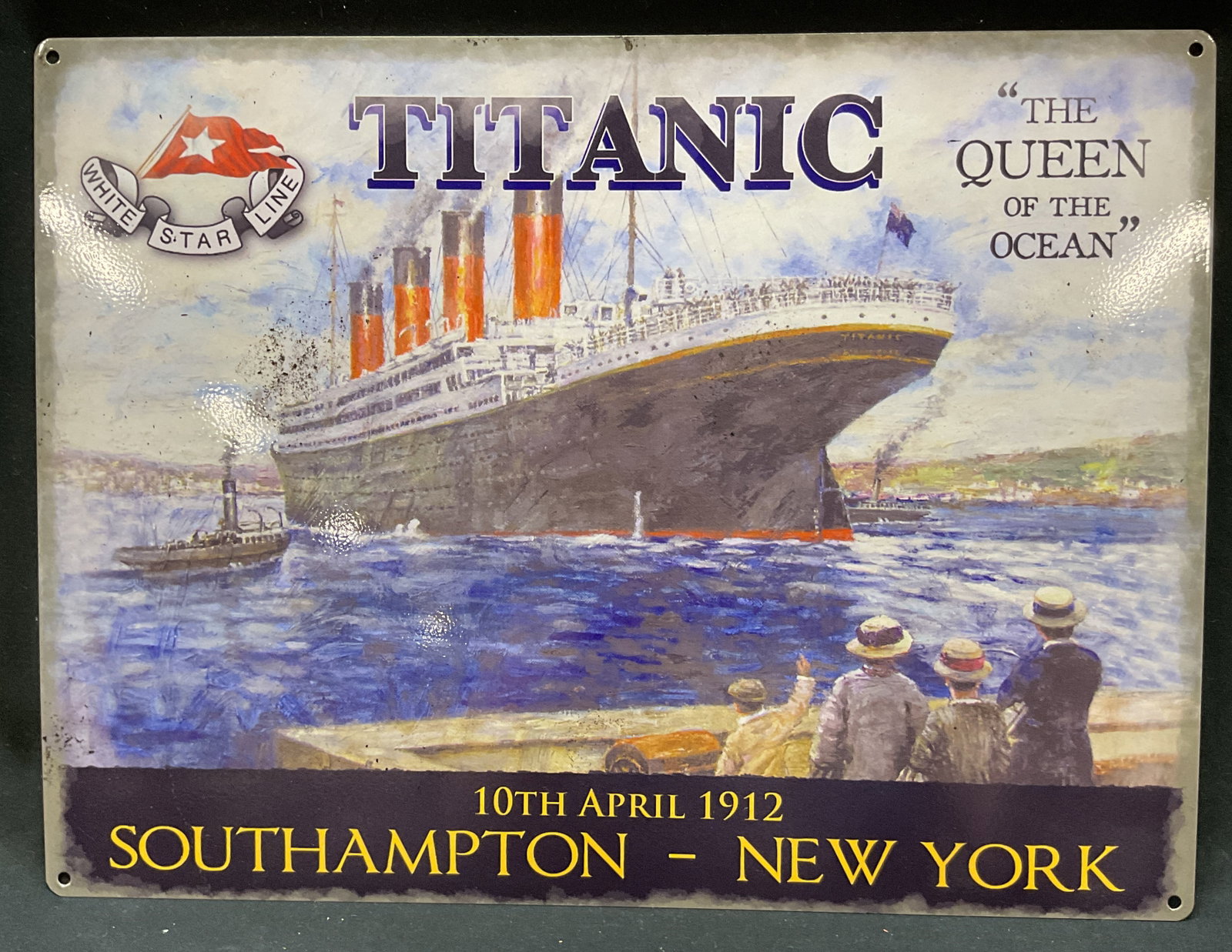 Titanic Southampton NY Metal Wall Sign (1 of 7)
