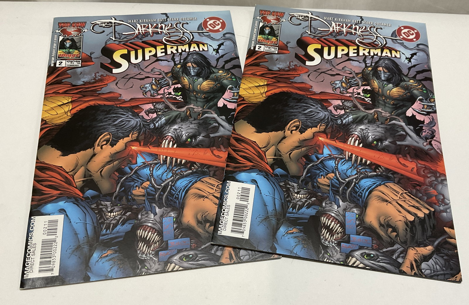 Lt2 Top Cow&DC The Darkness/Superman Comic Bks (1 of 8)