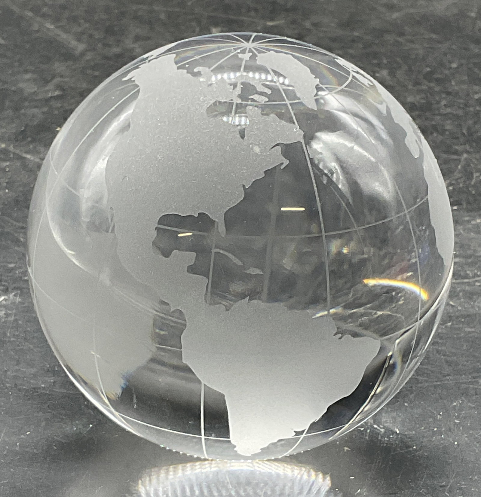 Twos Company Art Glass Globe Paperweight (1 of 6)