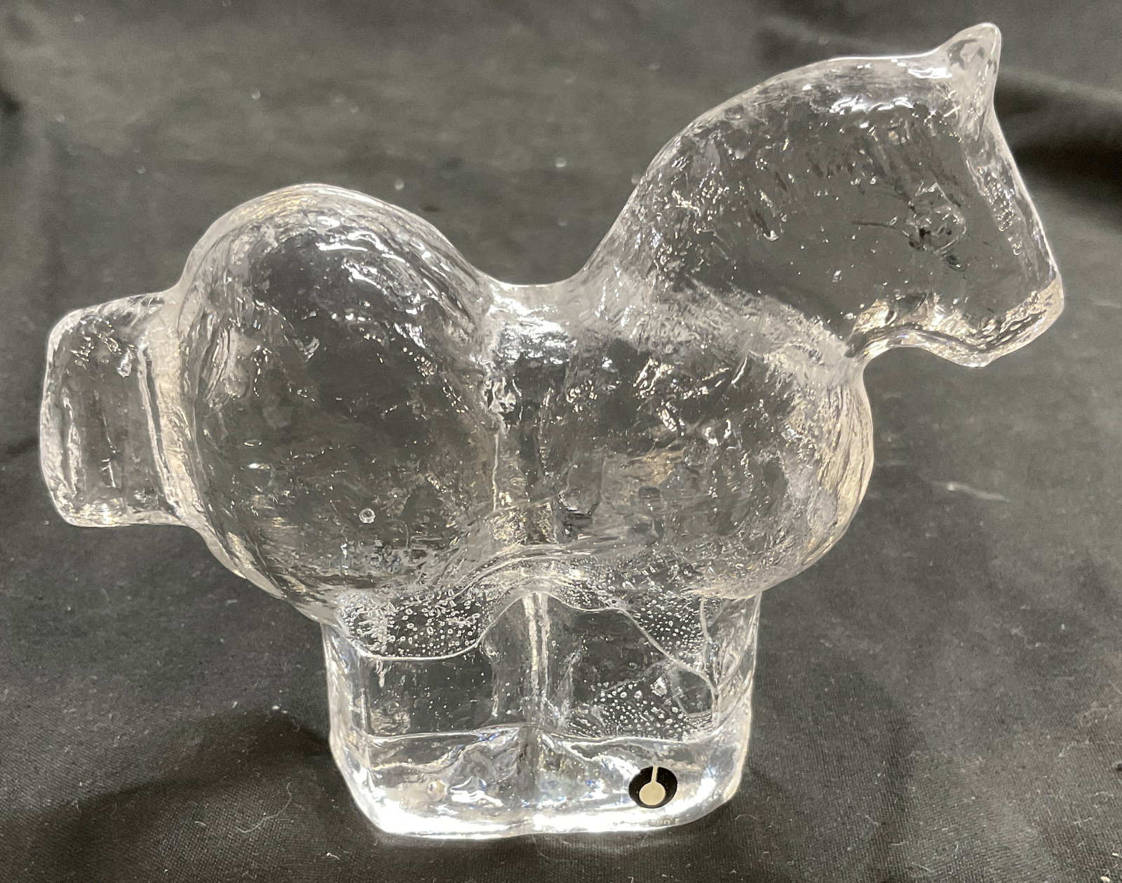 VTG Pukeberg Sweden Clear Crystal Horse Fig (1 of 8)