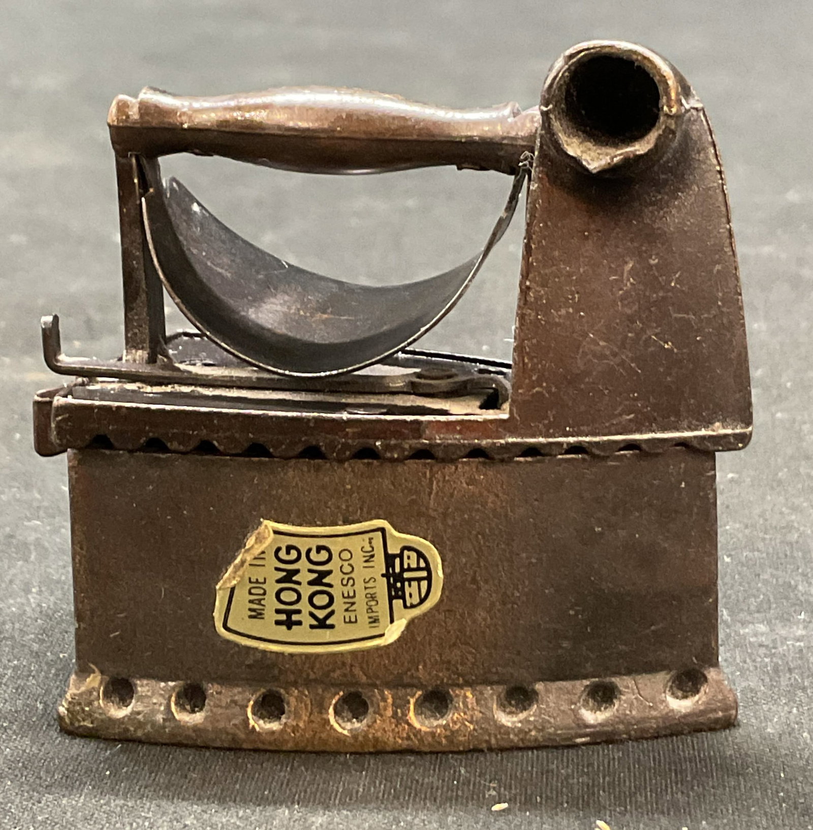 Enesco Metal Sad Iron Pencil Sharpener Hong Kong (1 of 8)