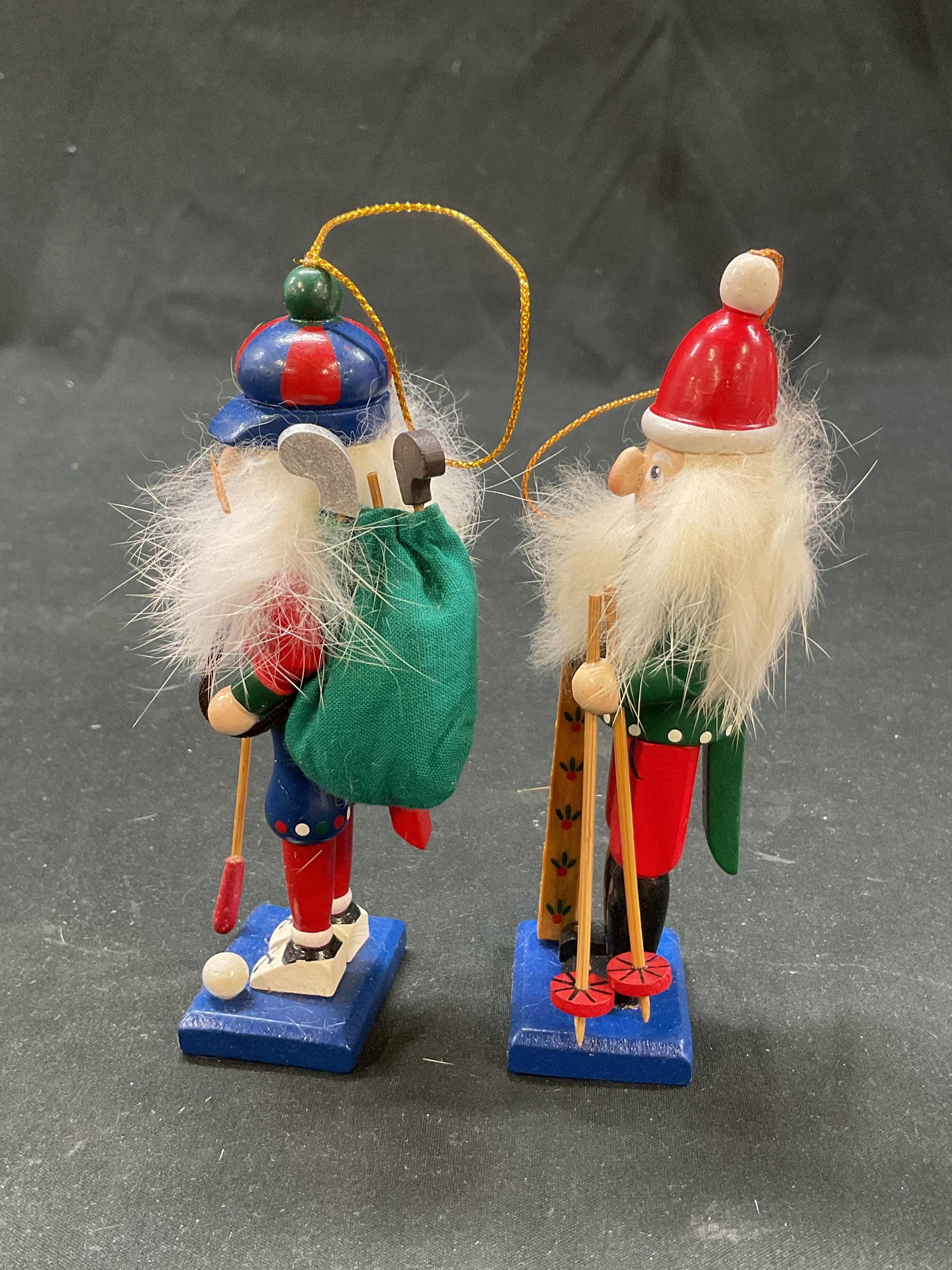 Set 4 Nutcracker Village Nutcracker Ornaments - 7