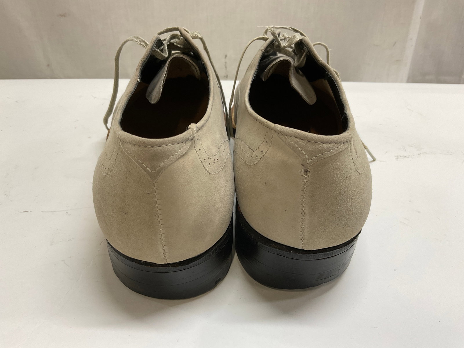 Thomas Grey Suede Wingtip Brogues - 4