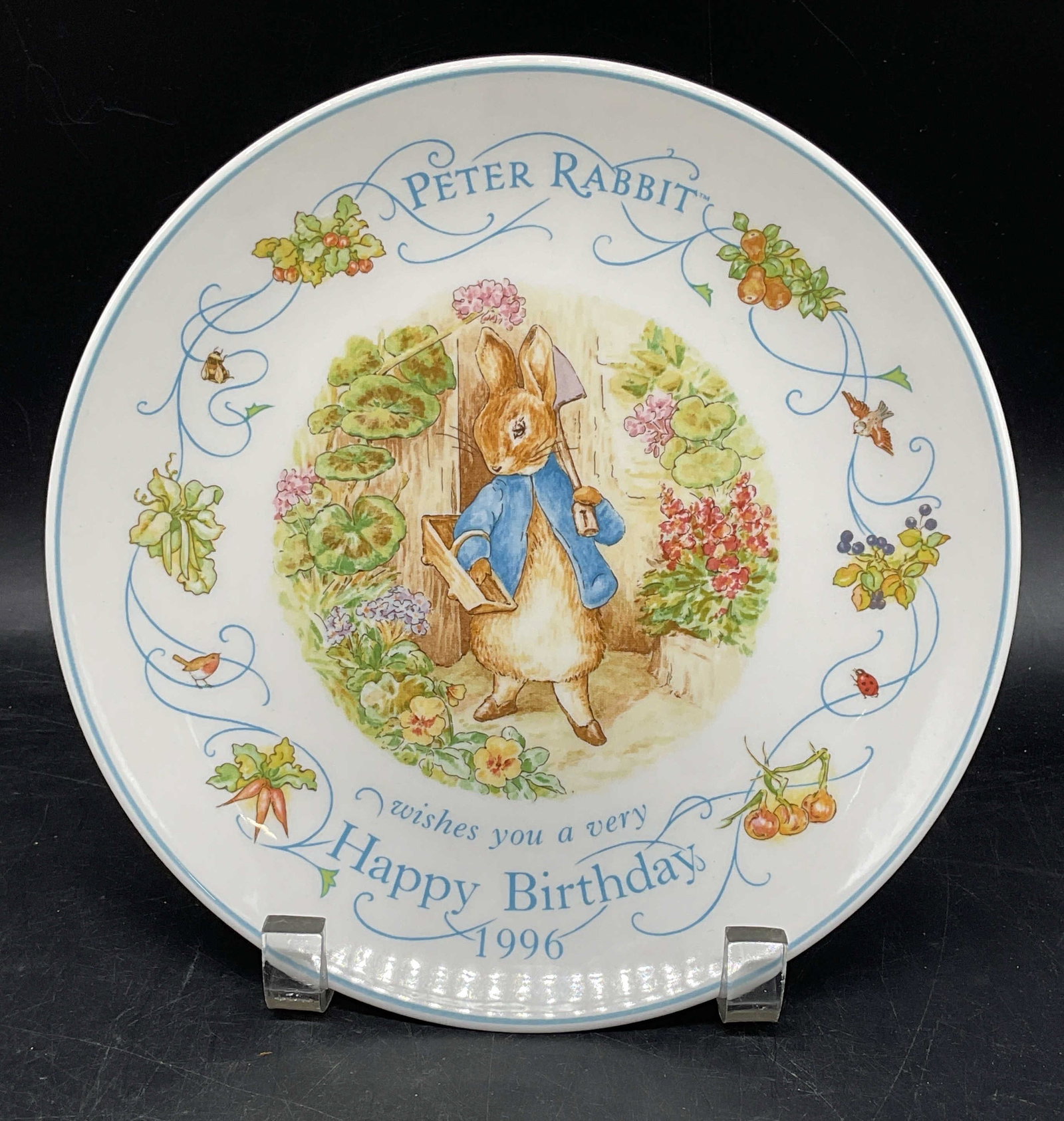 Wedgwood Peter Rabbit Birthday Plate England (1 of 6)