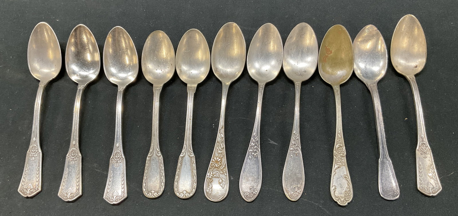 Grp Lot 11 Assorted Silver Plated Spoons (1 of 9)