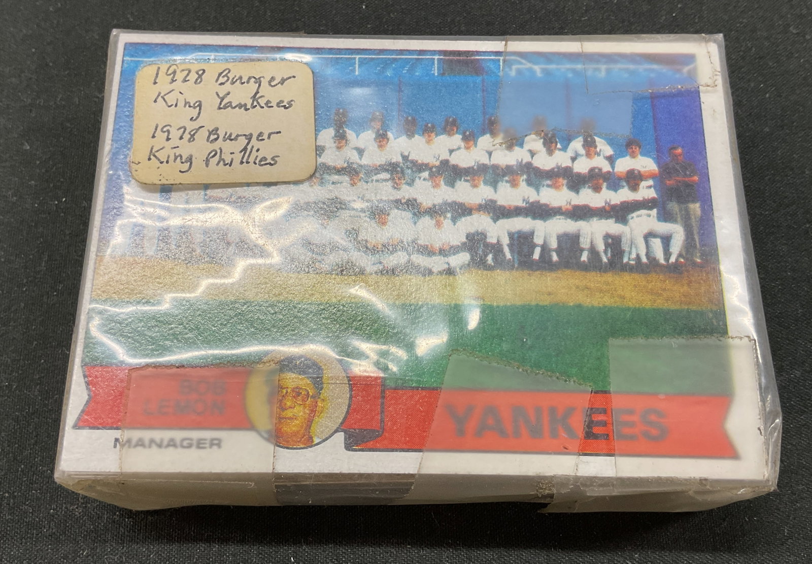 1978 Topps Burger King Yankees & Phillies Cards (1 of 8)