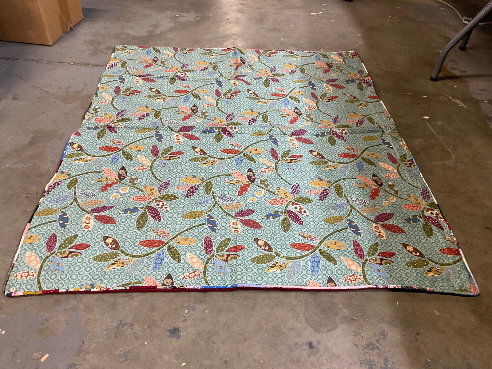 VTG Handmade Reversible Patchwork Quilt - 11