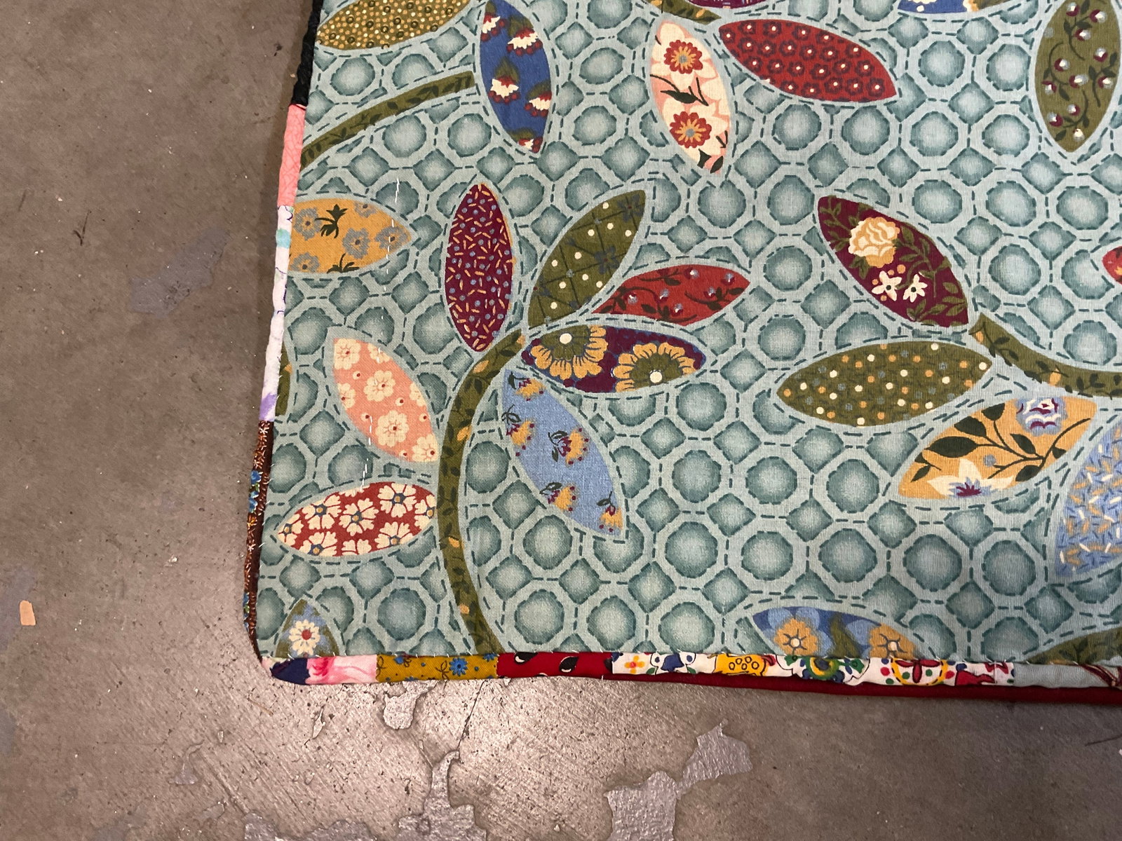 VTG Handmade Reversible Patchwork Quilt - 13