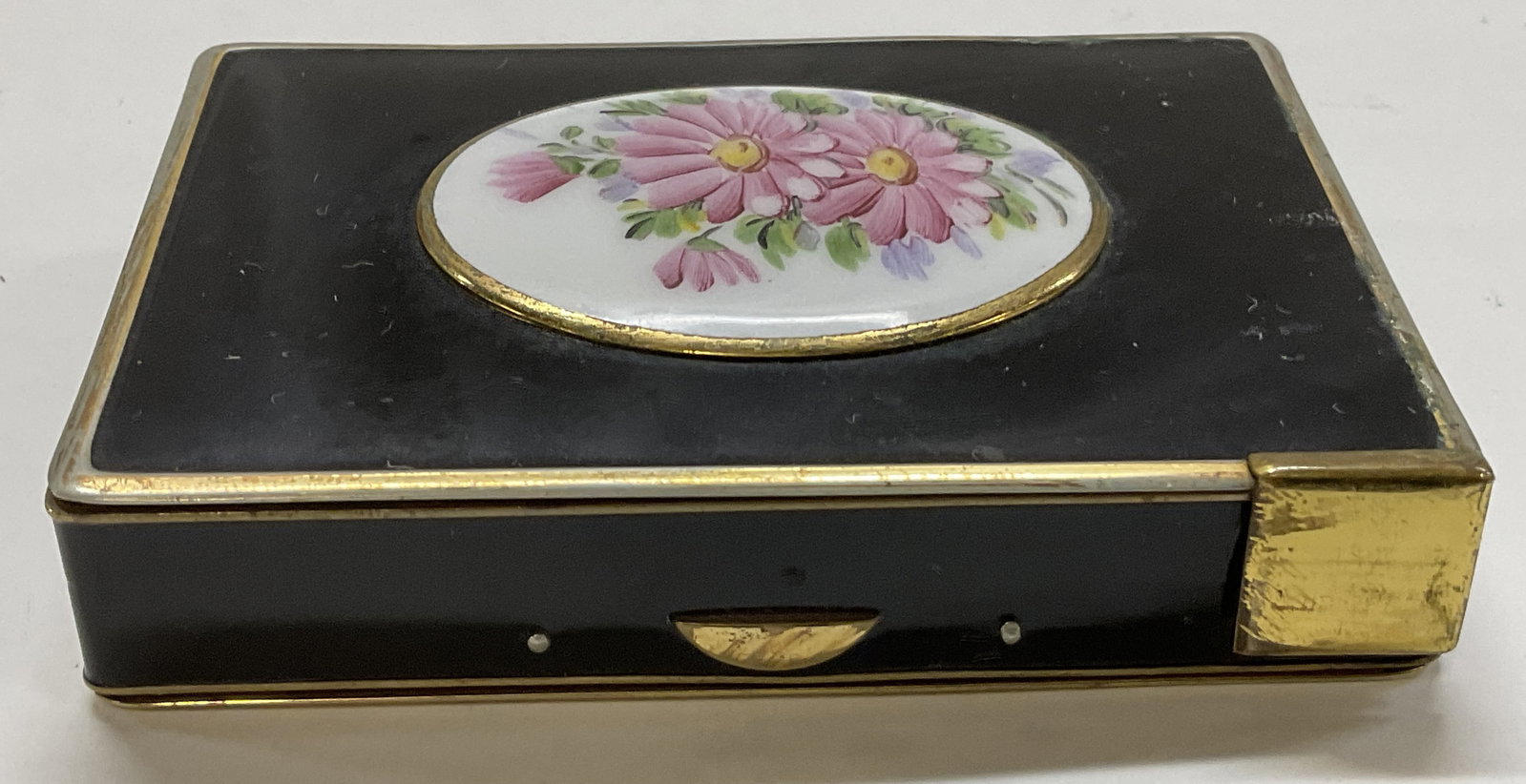 VTG Bliss Brothers Metal&Porc Makeup Compact (1 of 10)