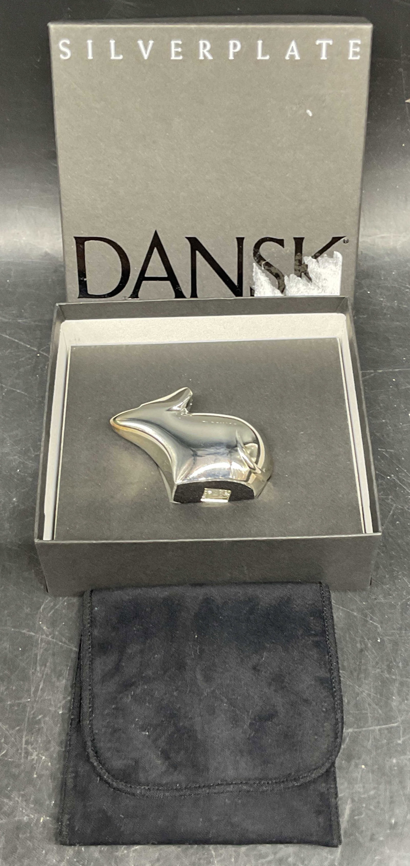 DANSK Silver Plated Mouse Figurine NIB (1 of 6)