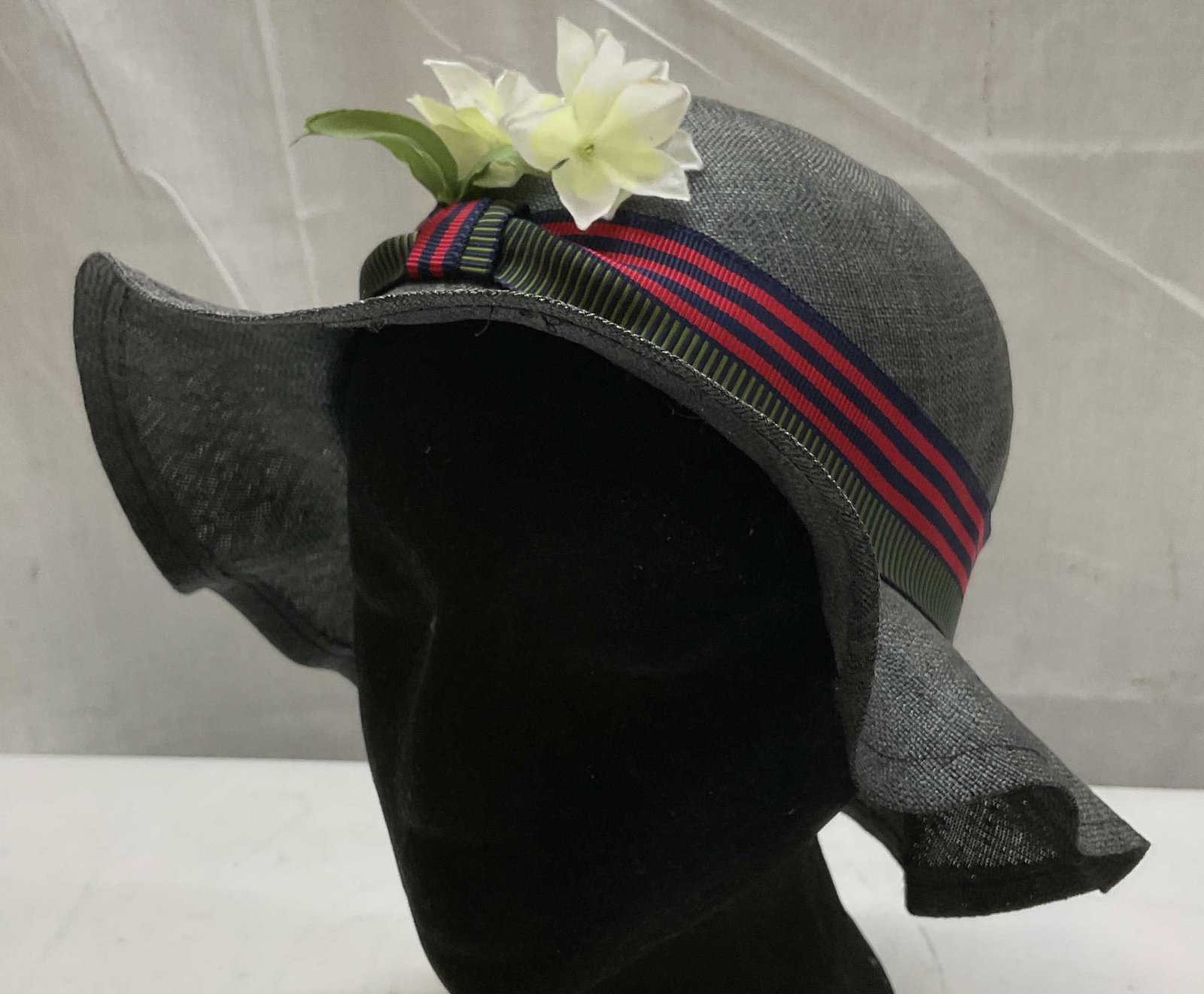 Betmar New York Bloomingdales Grey Cloche Hat (1 of 7)