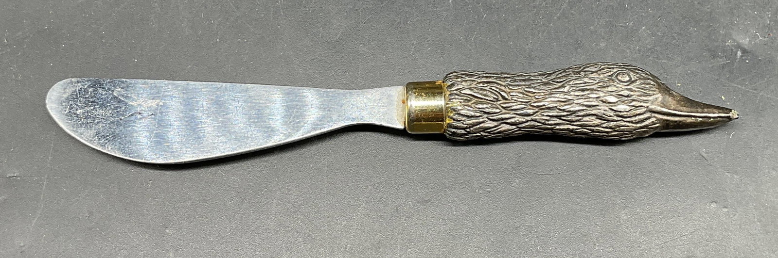 Vintage Silver Plated Duck Butter Knife (1 of 6)