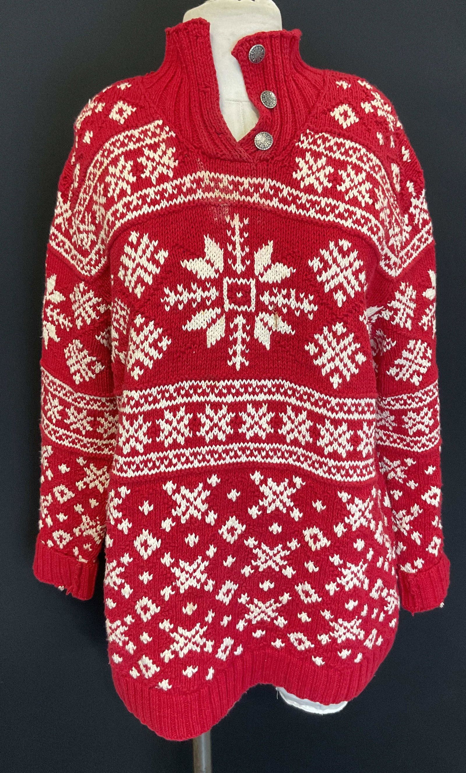 Lauren Ralph Lauren Red Festive Sweater (1 of 7)